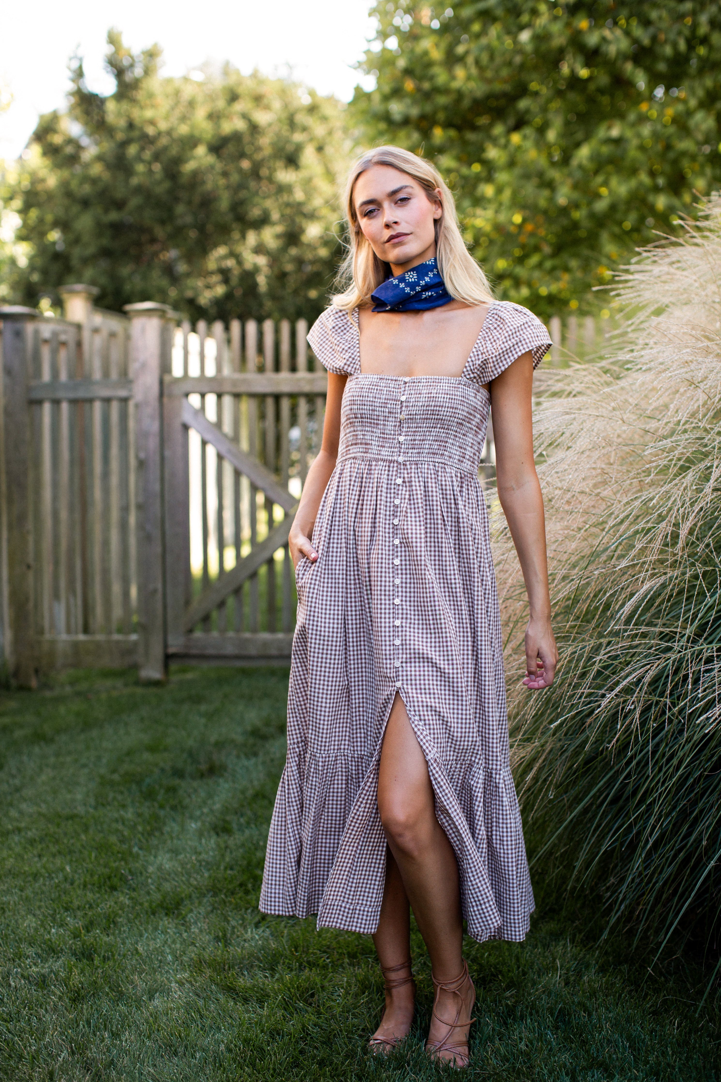 Mocha Gingham – Marea by Liz Joy