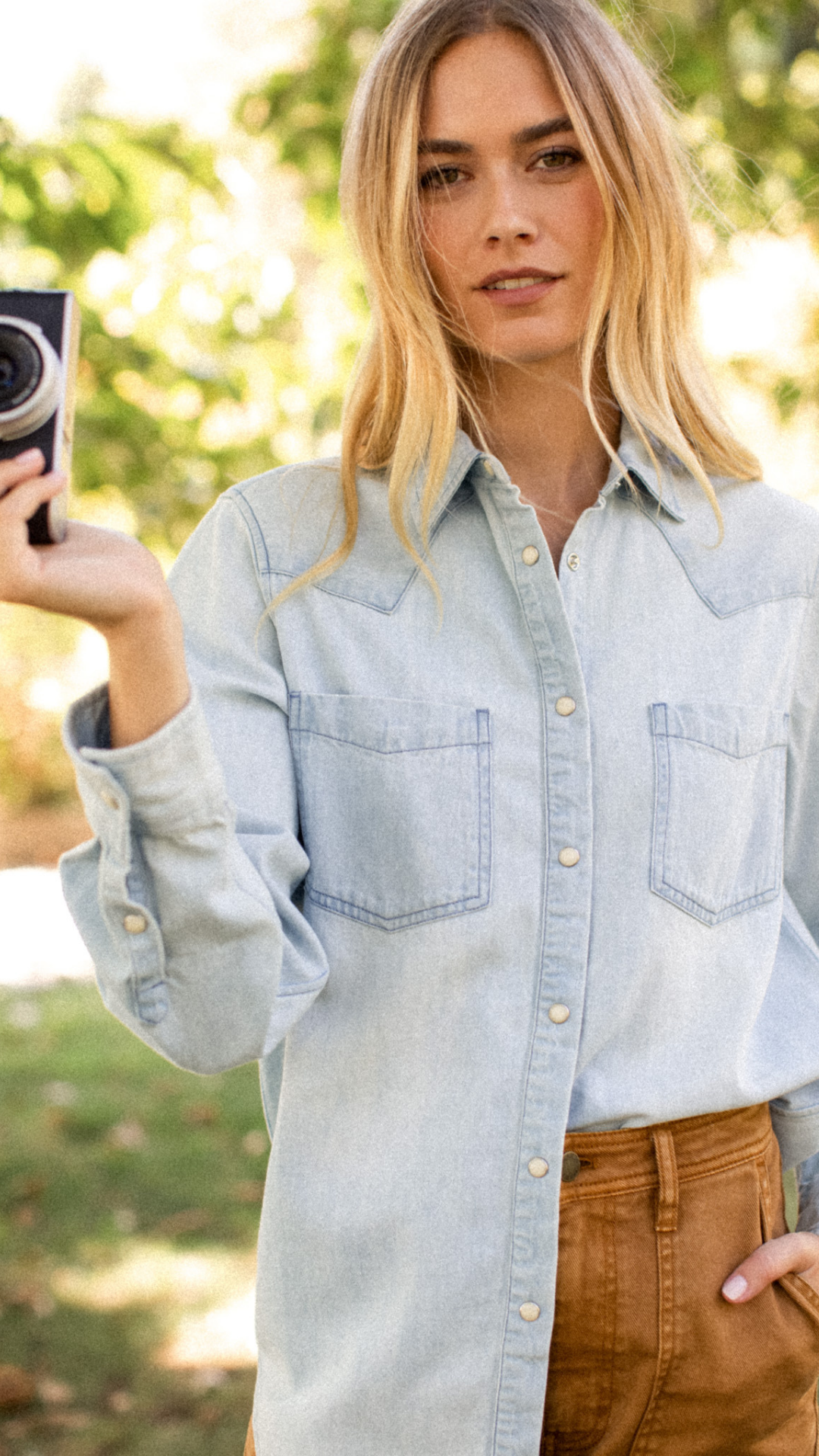 Denim Western Shirt