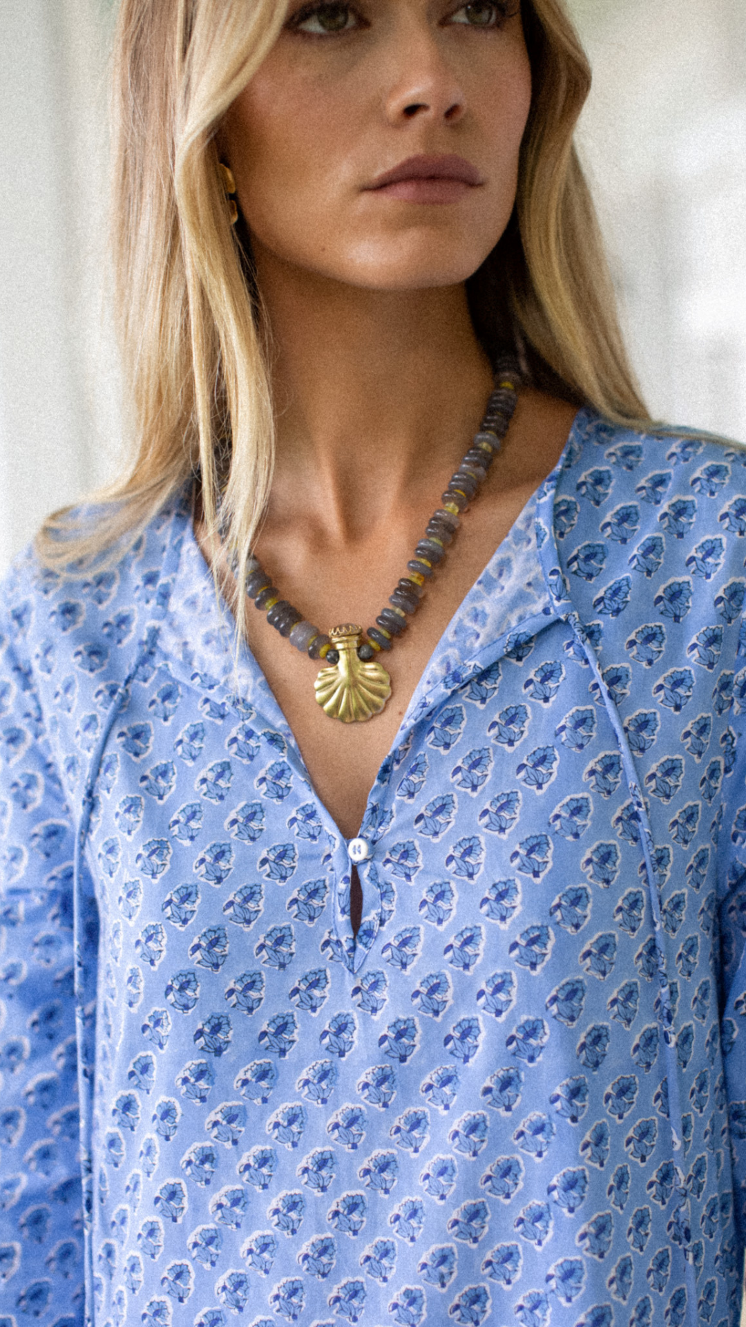 Marea Tunic - Atlantic Daisy – Marea by Liz Joy