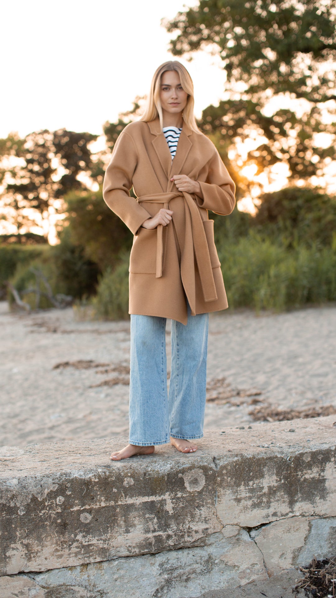 Bryn Wool Coat - Camel