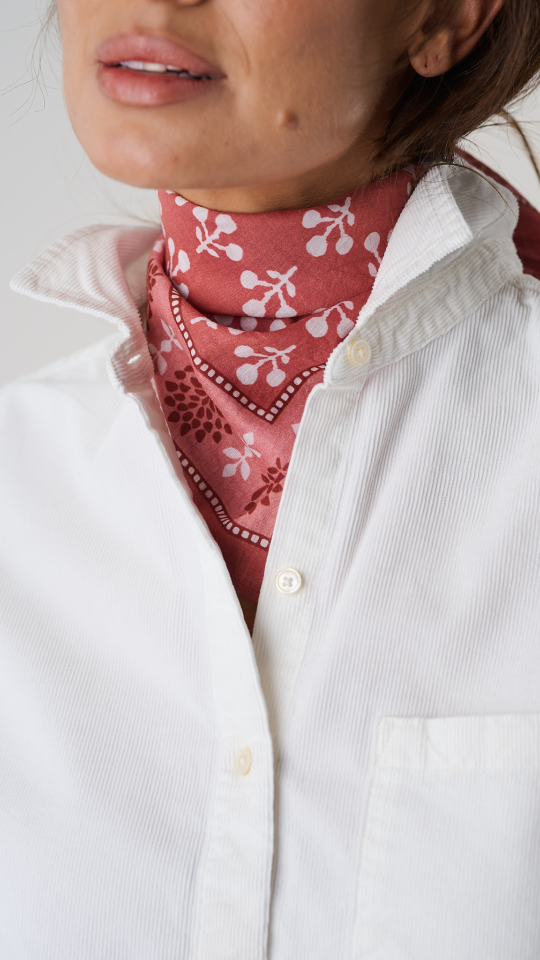Wilde Scarf - Faded Rose Marea Flower