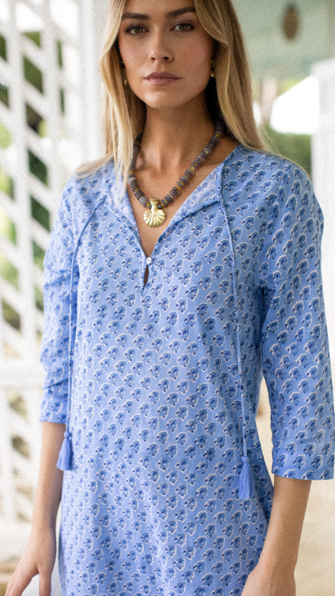 Marea Tunic - Atlantic Daisy – Marea by Liz Joy