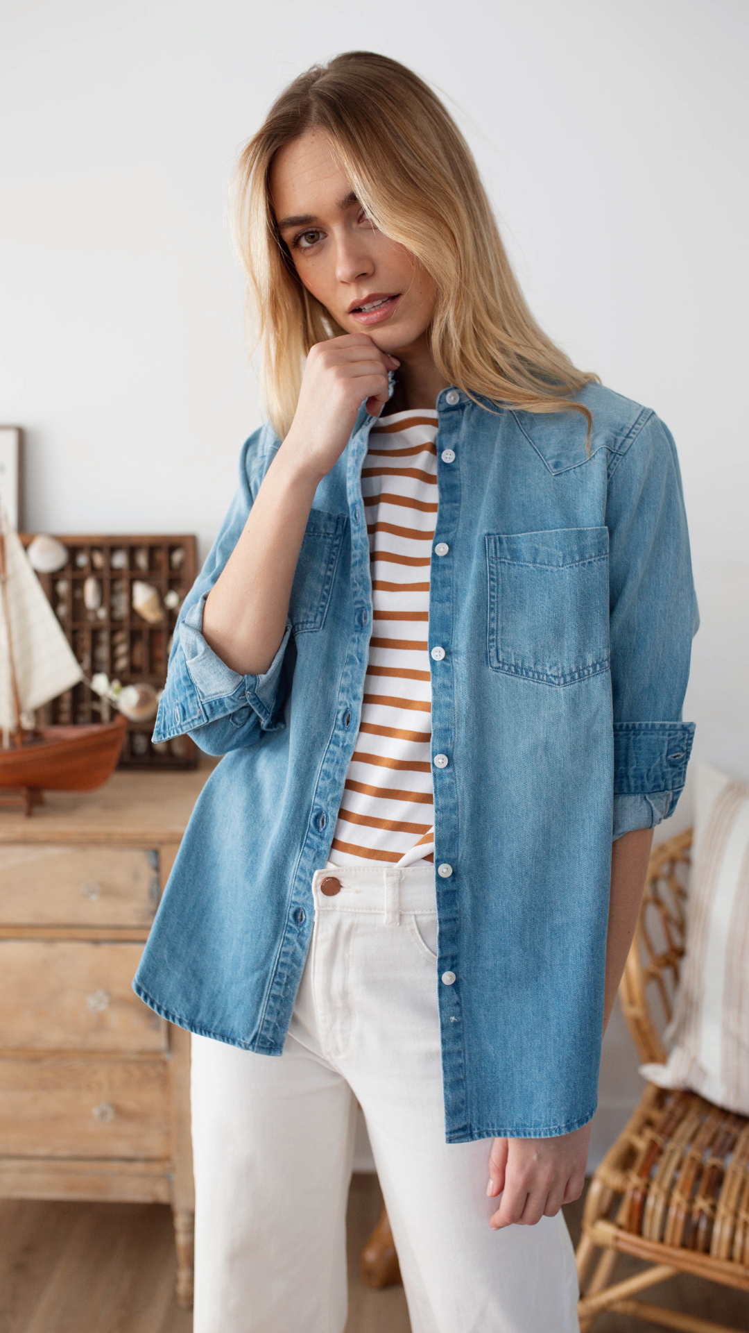 Western Denim Shirt