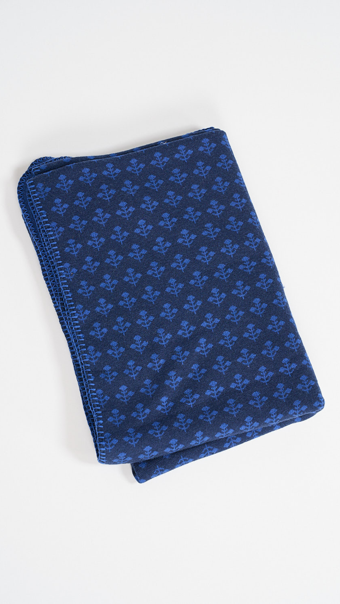 Marea Flower Blanket - Blue