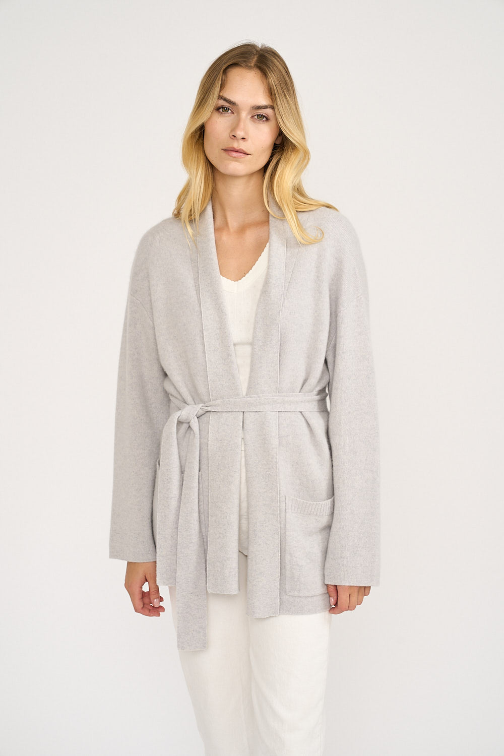 Eliza Cashmere Wrap - Grey