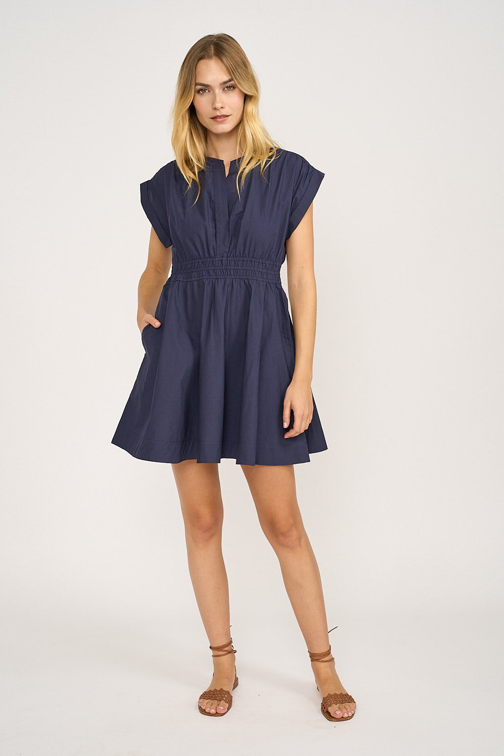 Cate Dress - Navy