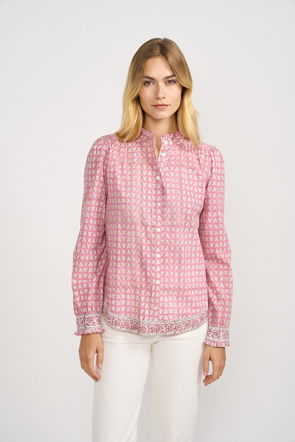 Charlie Shirt - Lavender Thistle