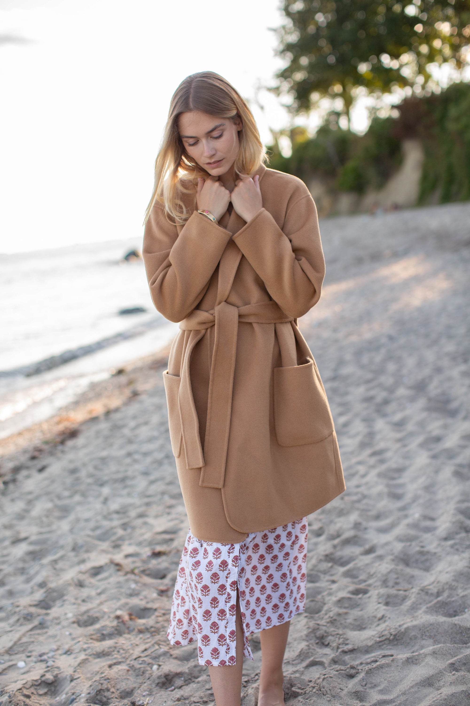 Bryn Wool Coat - Camel