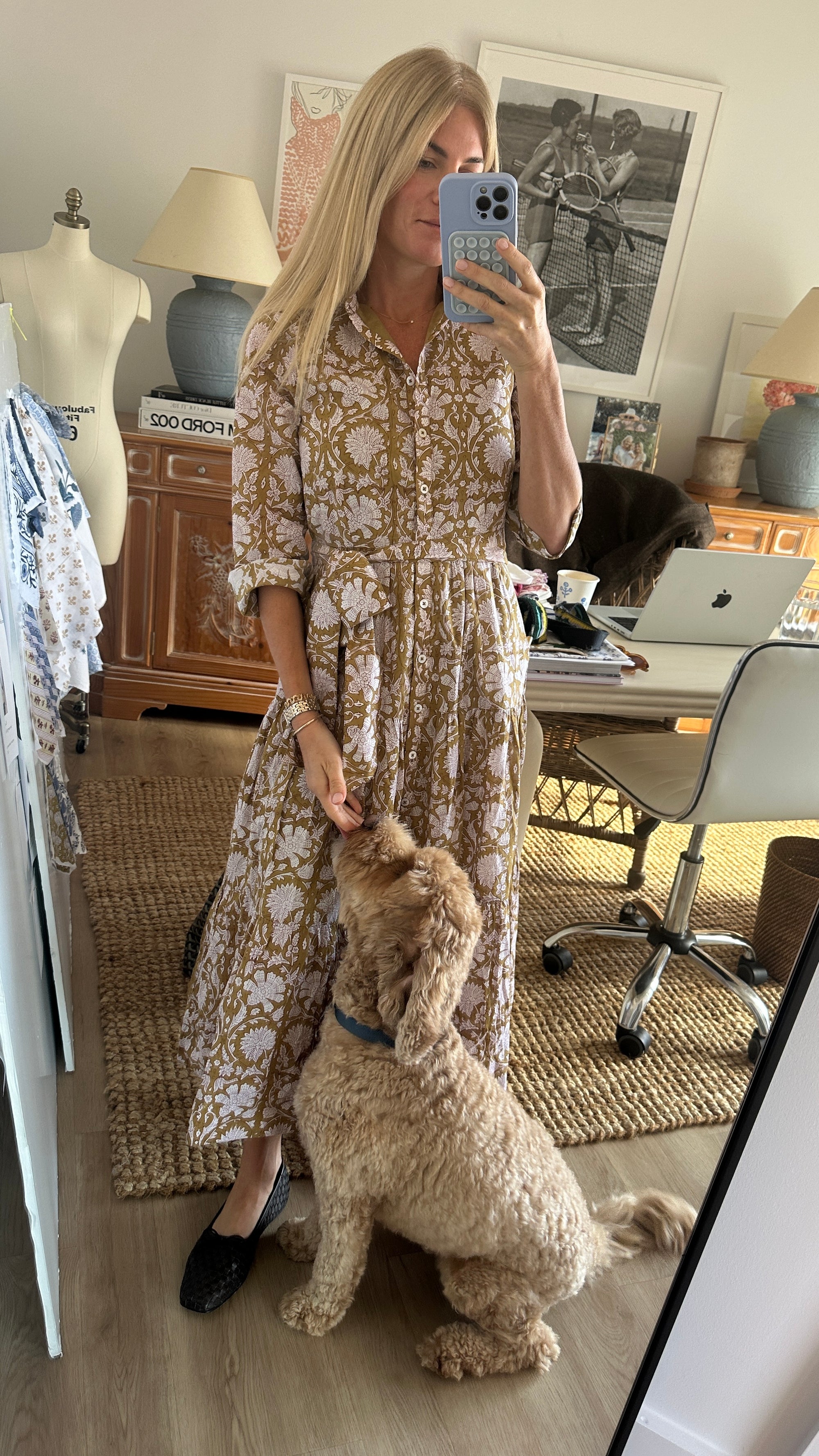 Flounce Shirt Dress - Tinsel Lorient