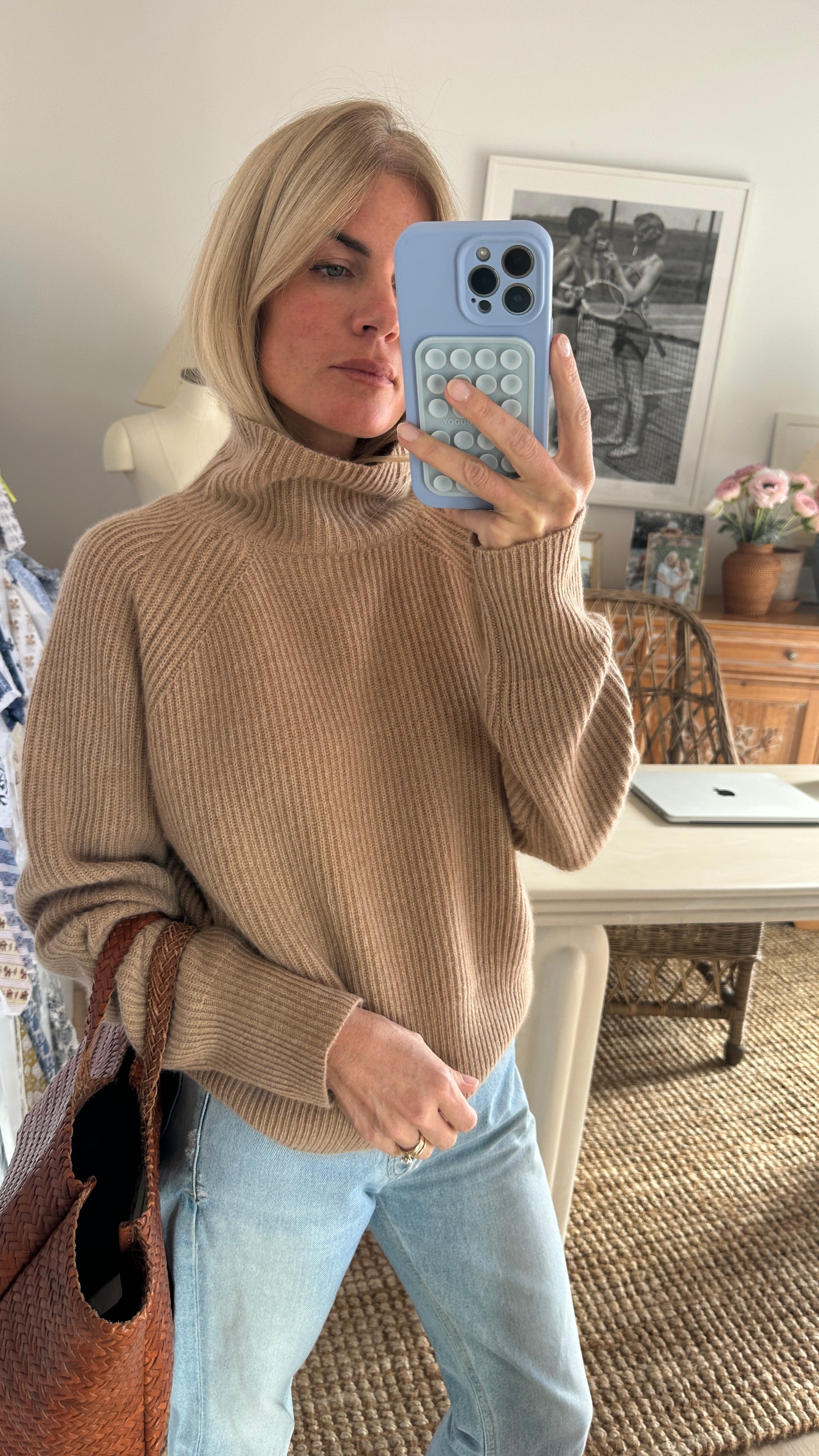 Sienna Sweater - Camel Heather