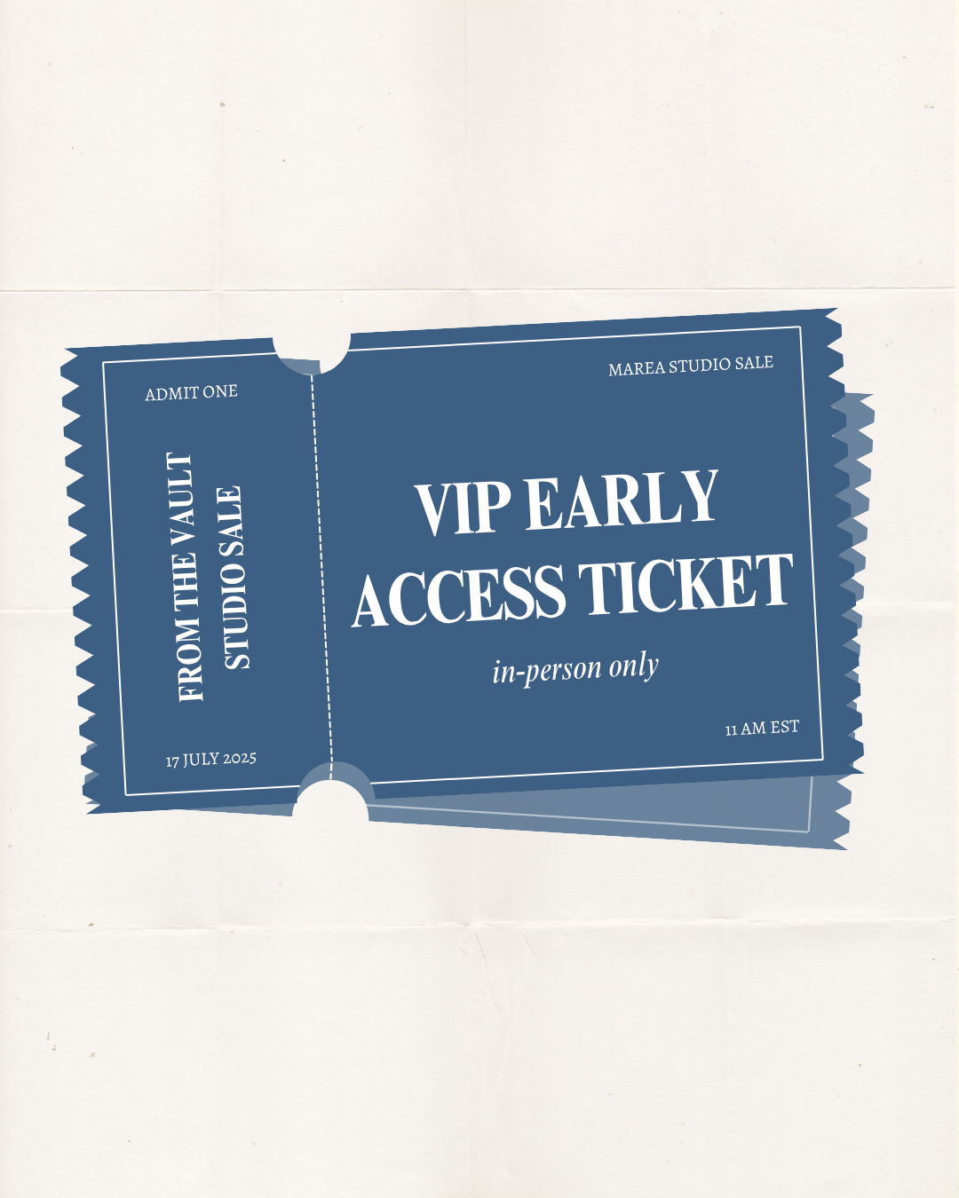 VIP IN-PERSON TICKET
