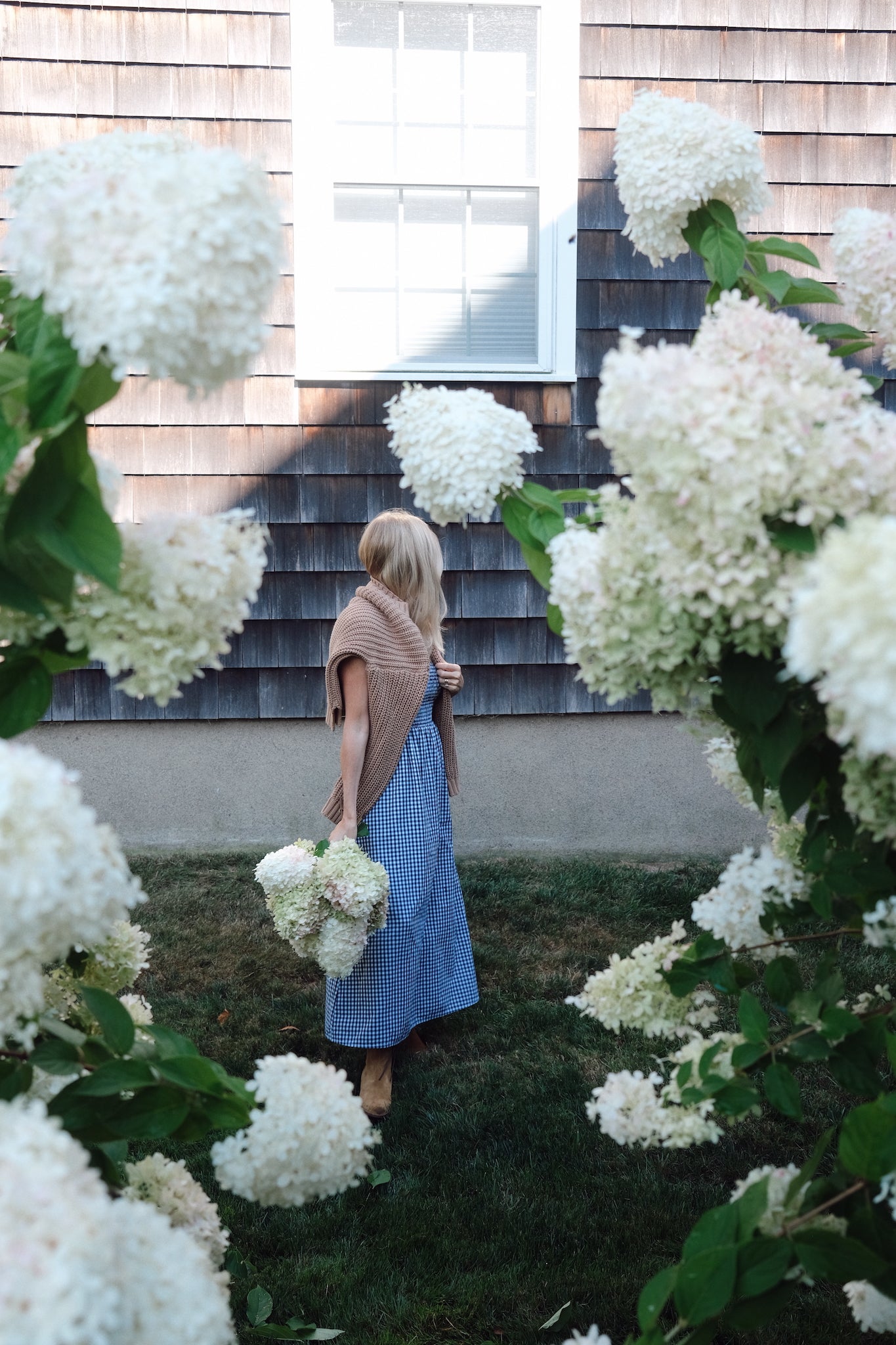 Cora Dress - Navy Gingham
