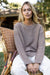 Winter Beach Sweater - Mocha