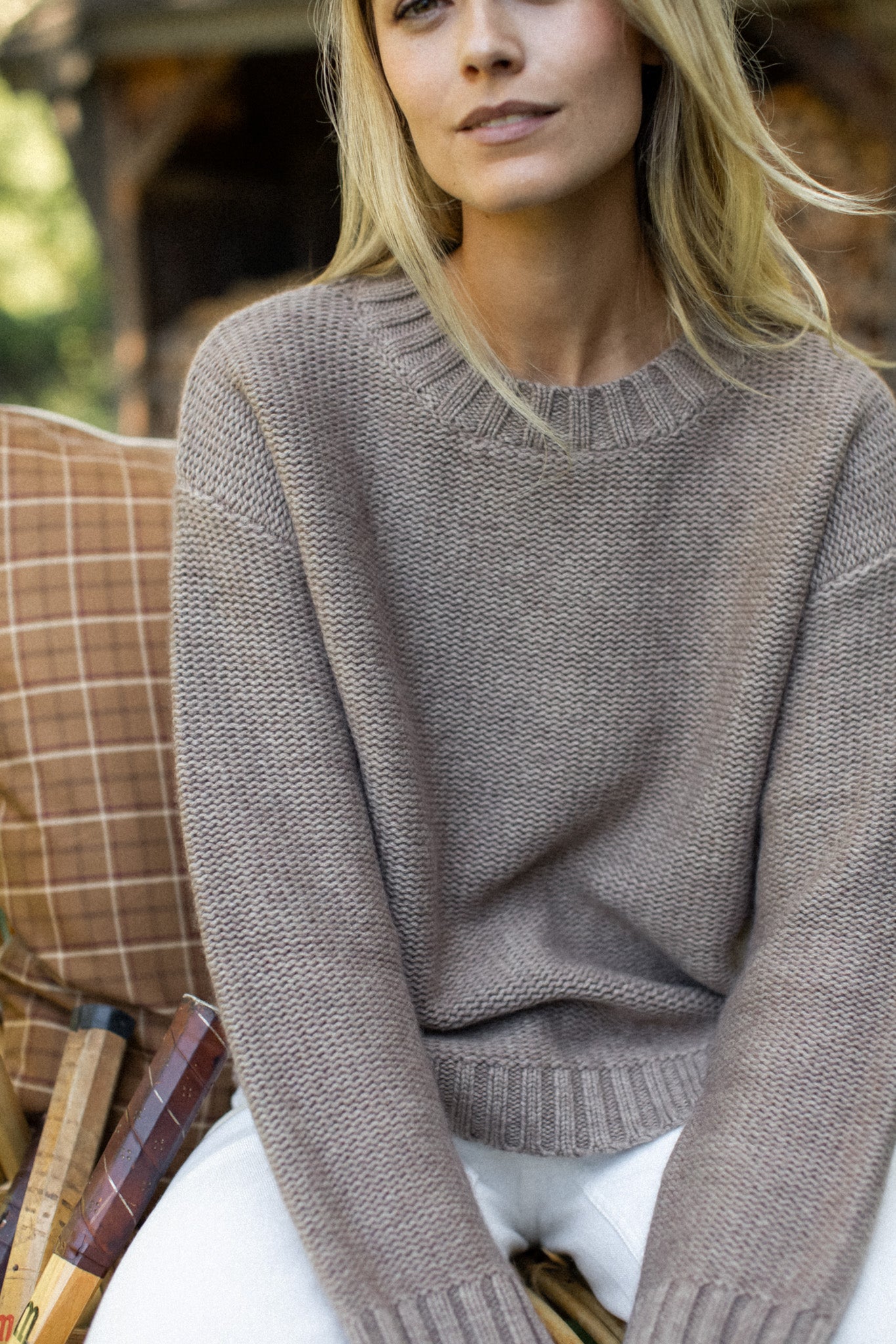 Winter Beach Sweater - Mocha
