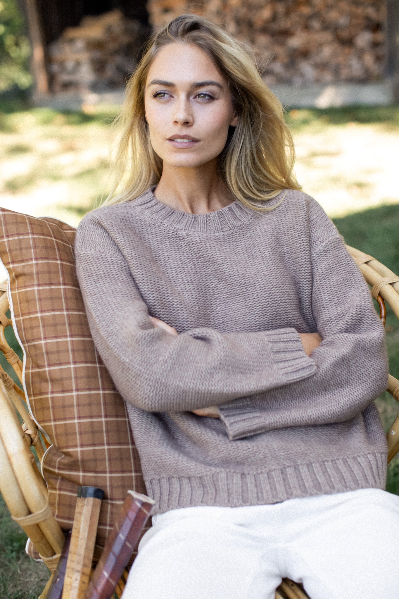 Winter Beach Sweater - Mocha