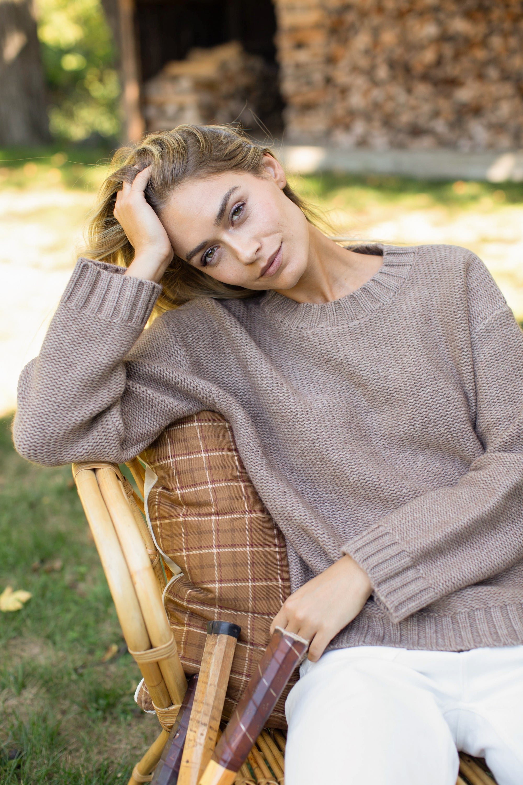 Winter Beach Sweater - Mocha
