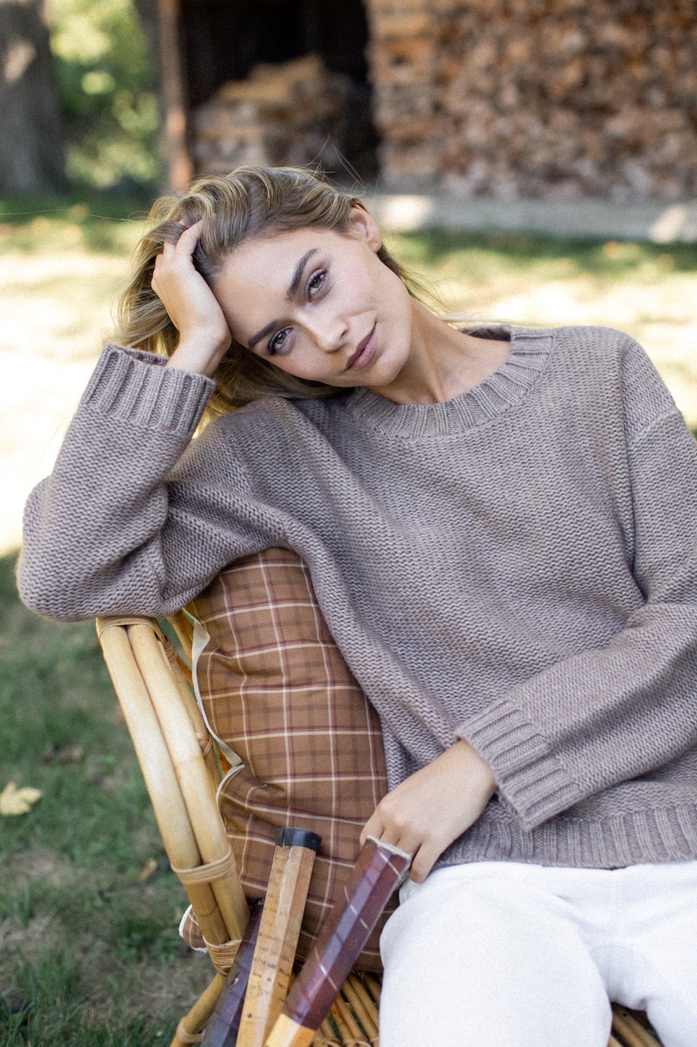 Winter Beach Sweater - Mocha