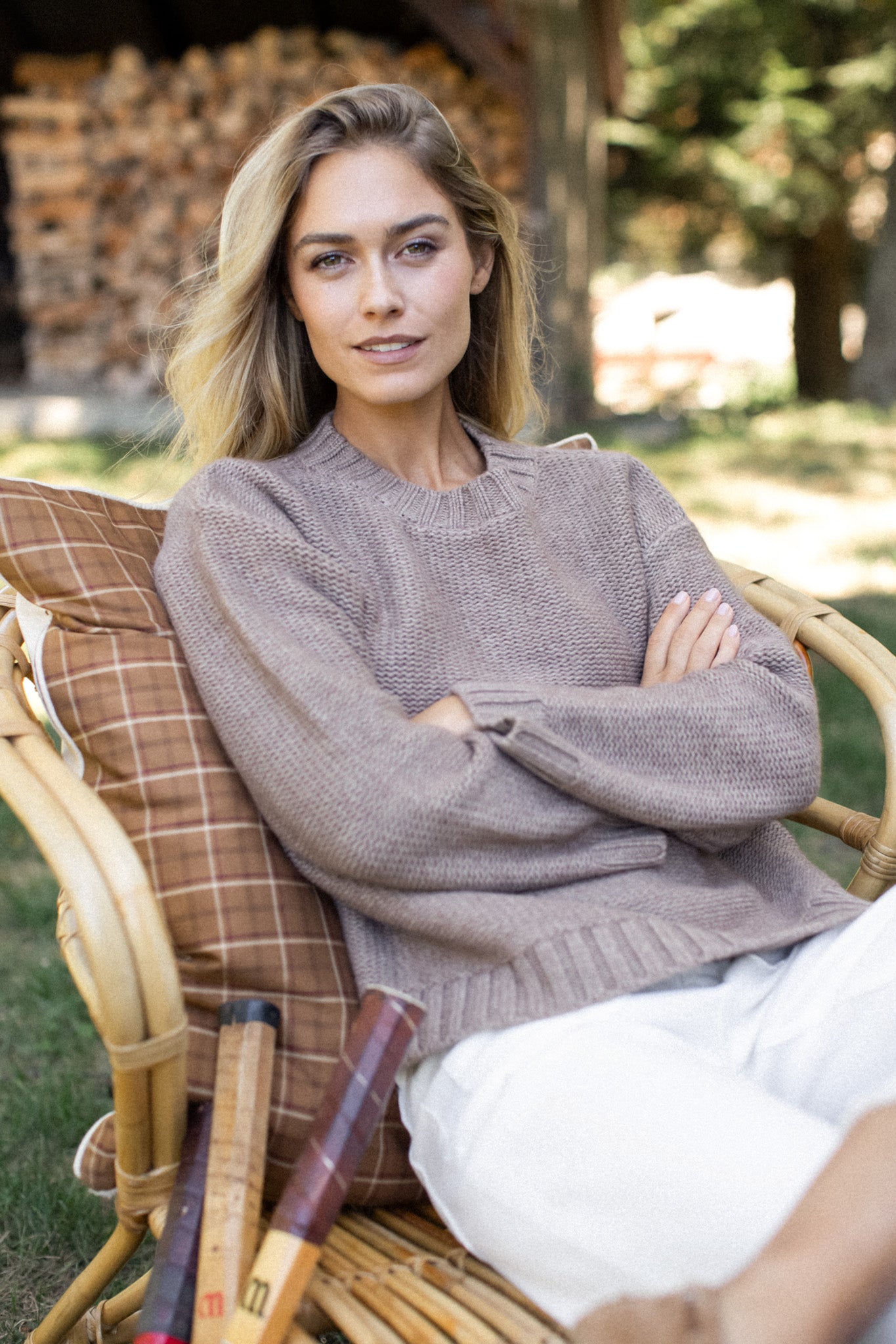 Winter Beach Sweater - Mocha