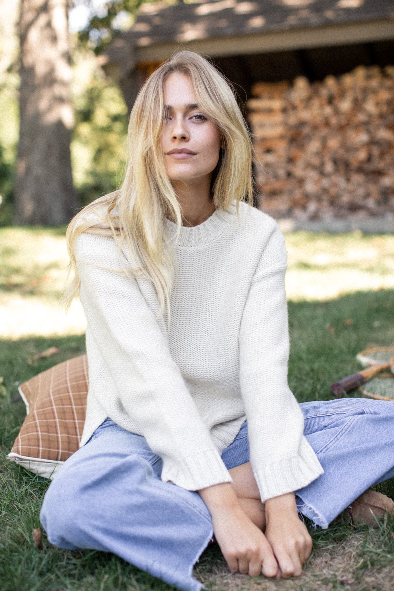 Winter Beach Sweater - Ivory