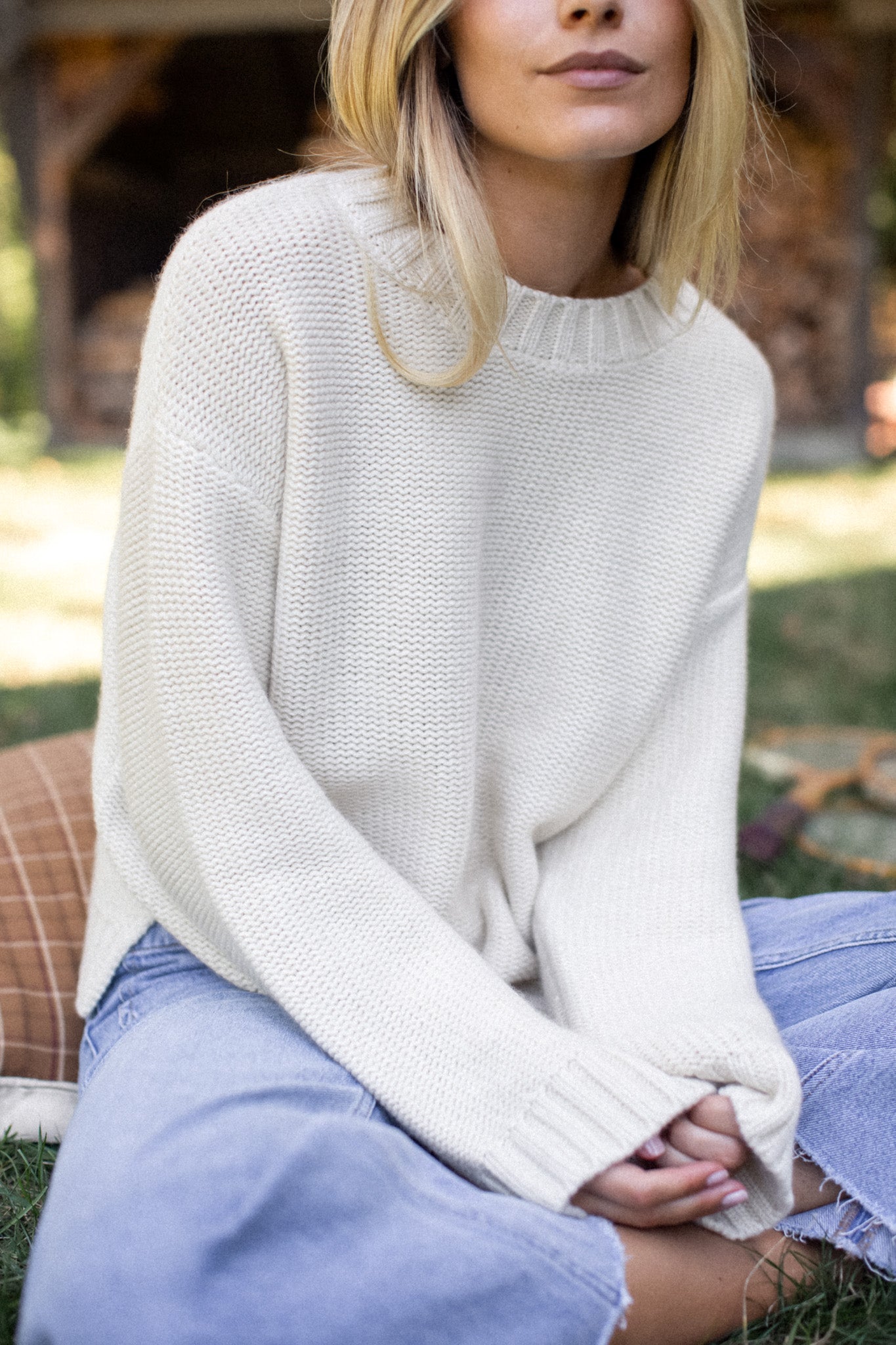 Winter Beach Sweater - Ivory