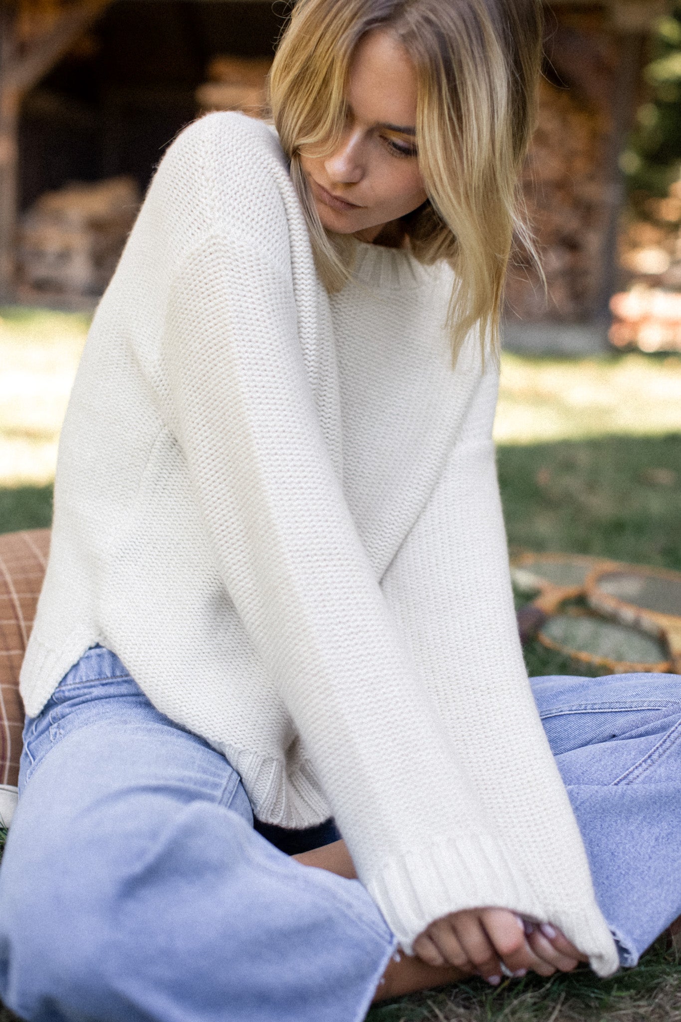 Winter Beach Sweater - Ivory