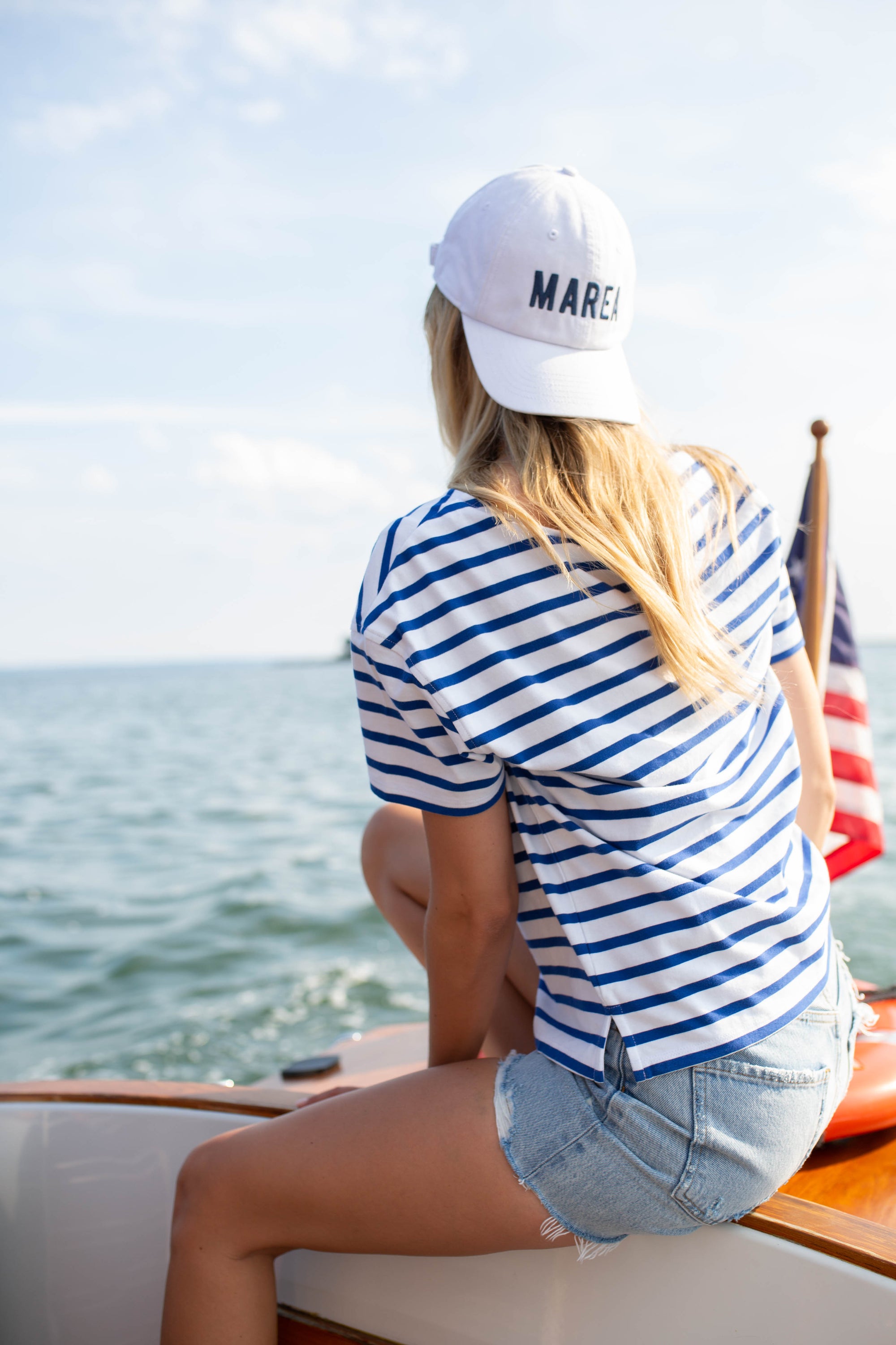 Marea Baseball Hat - White