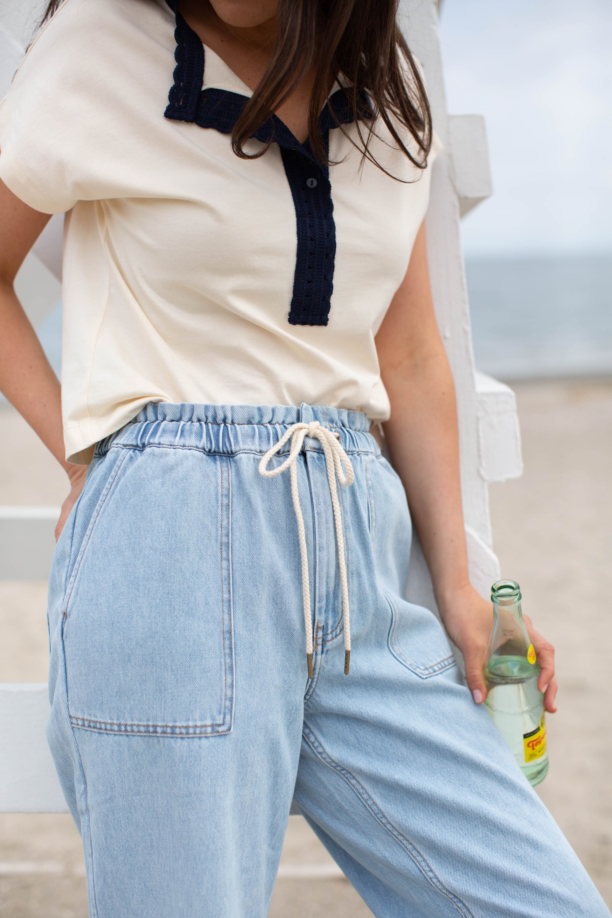 Denim Pants - Pale Wash