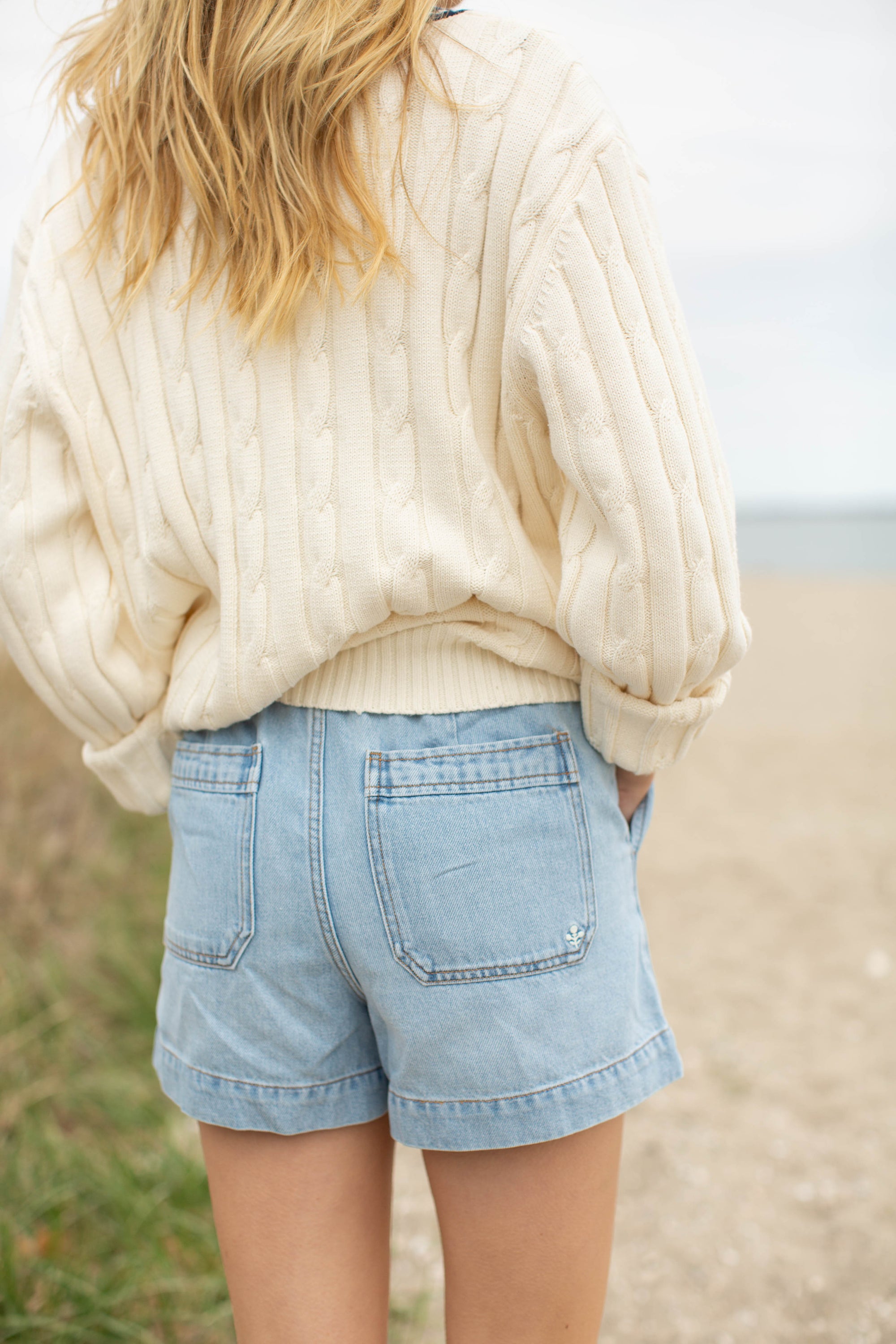 Denim Shorts - Pale Wash