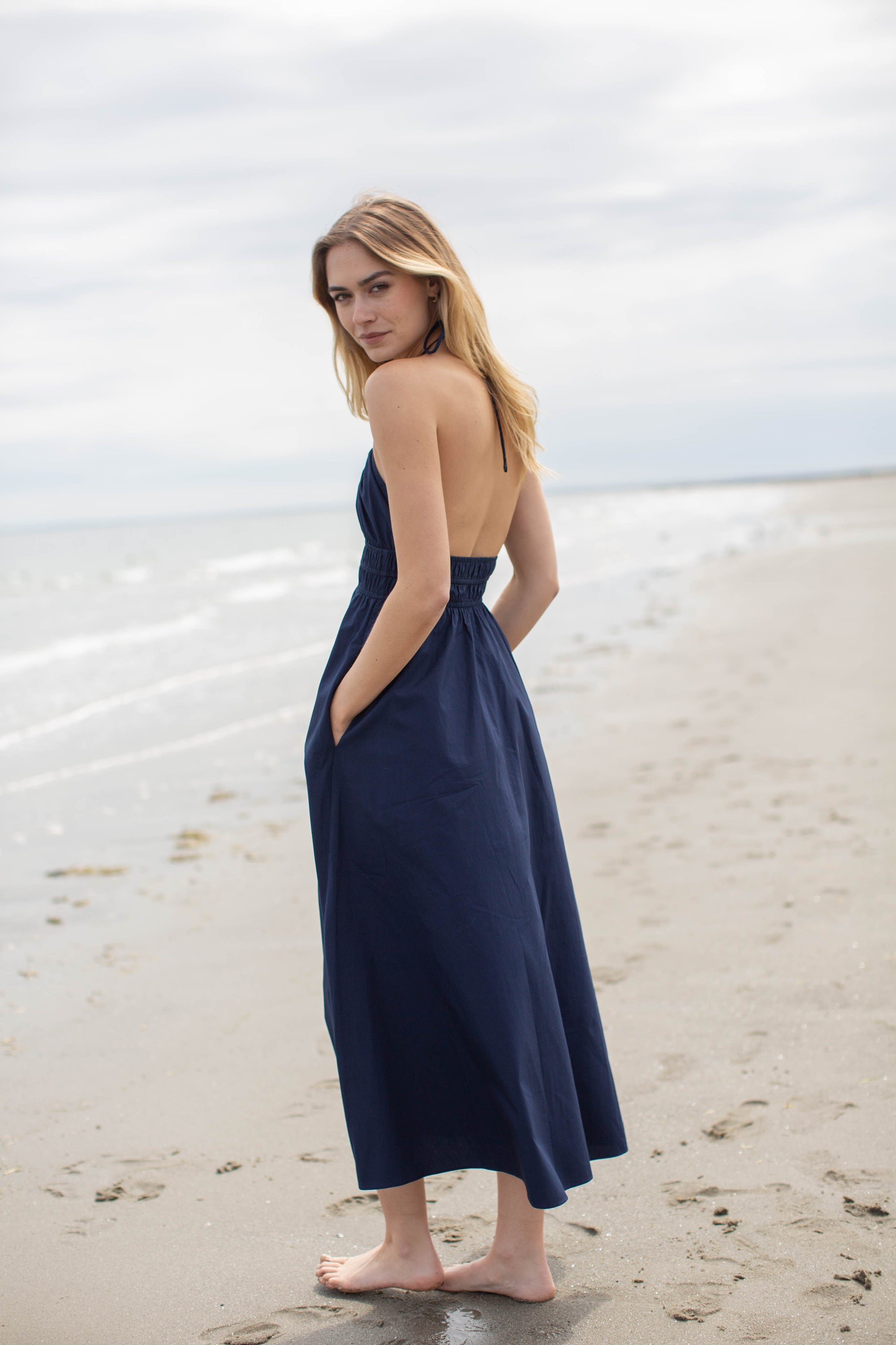 Mireille Dress - Navy