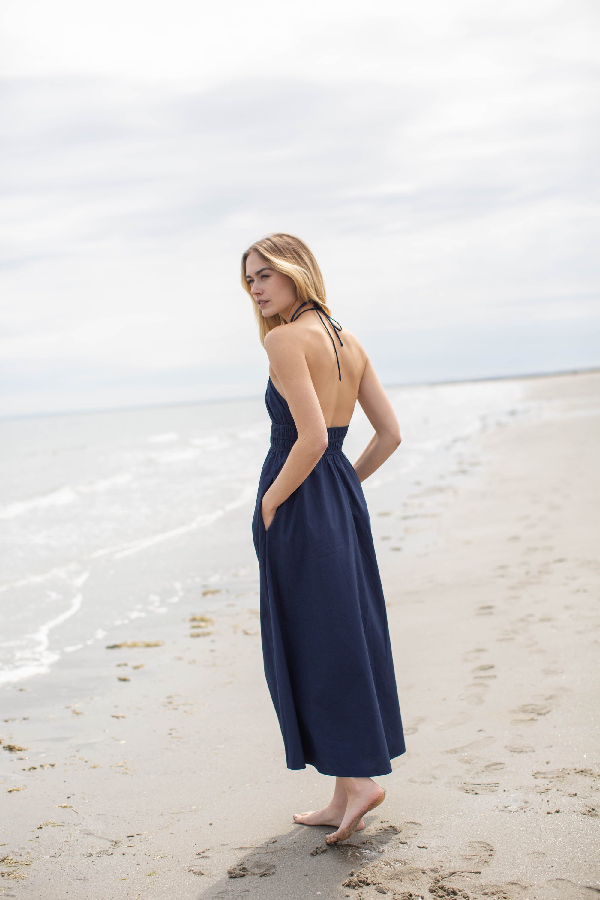 Mireille Dress - Navy