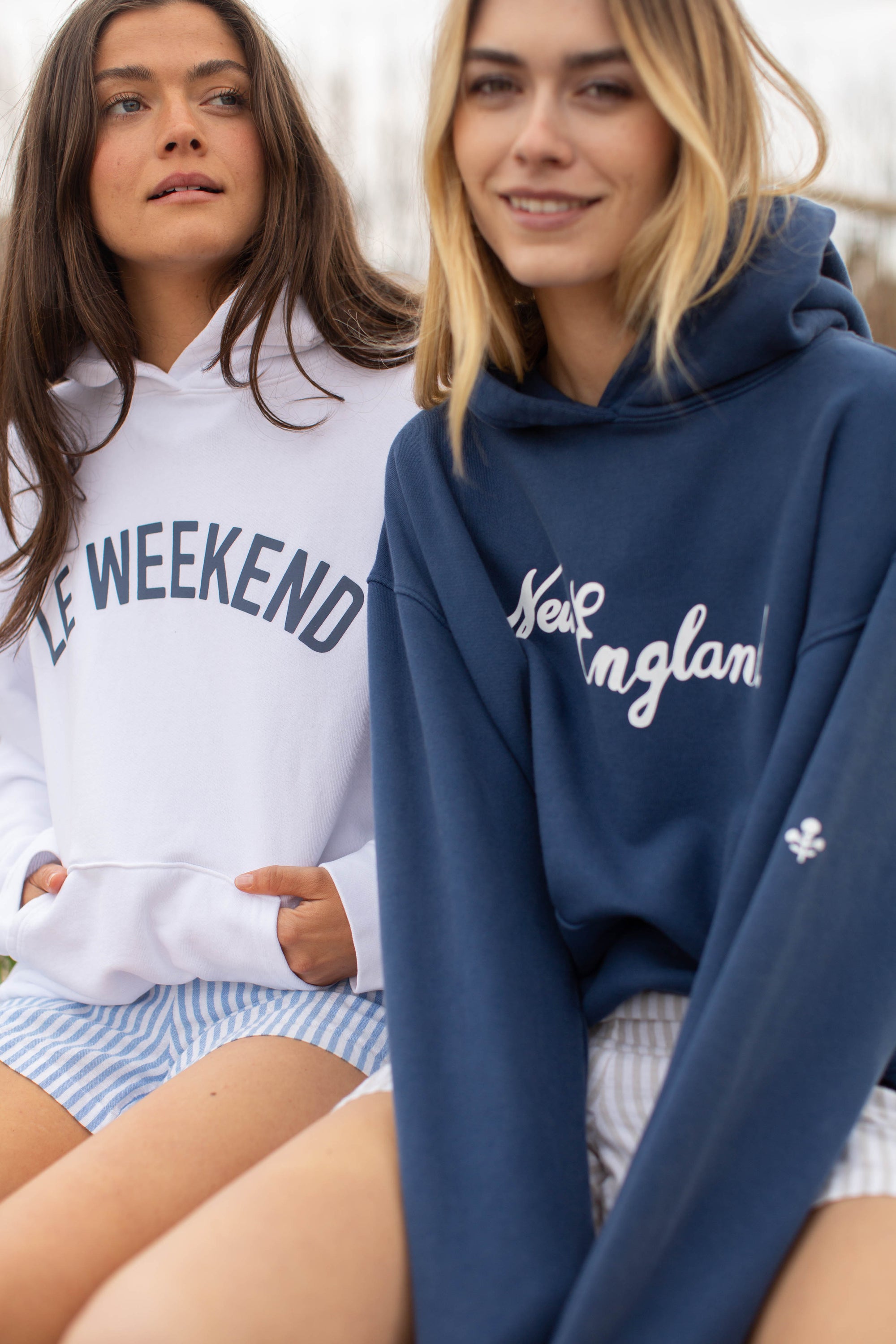 Le Weekend Hoodie - White