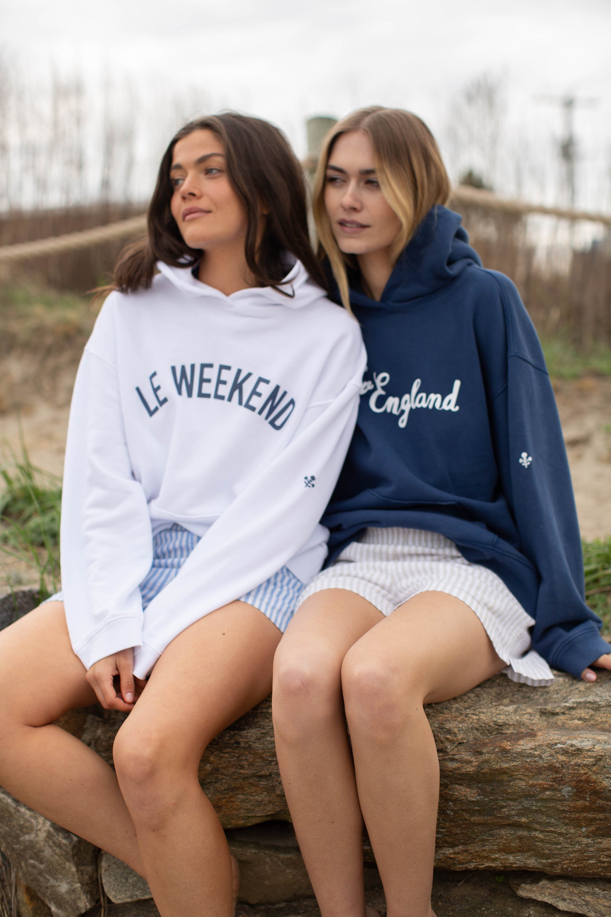 Le Weekend Hoodie - White