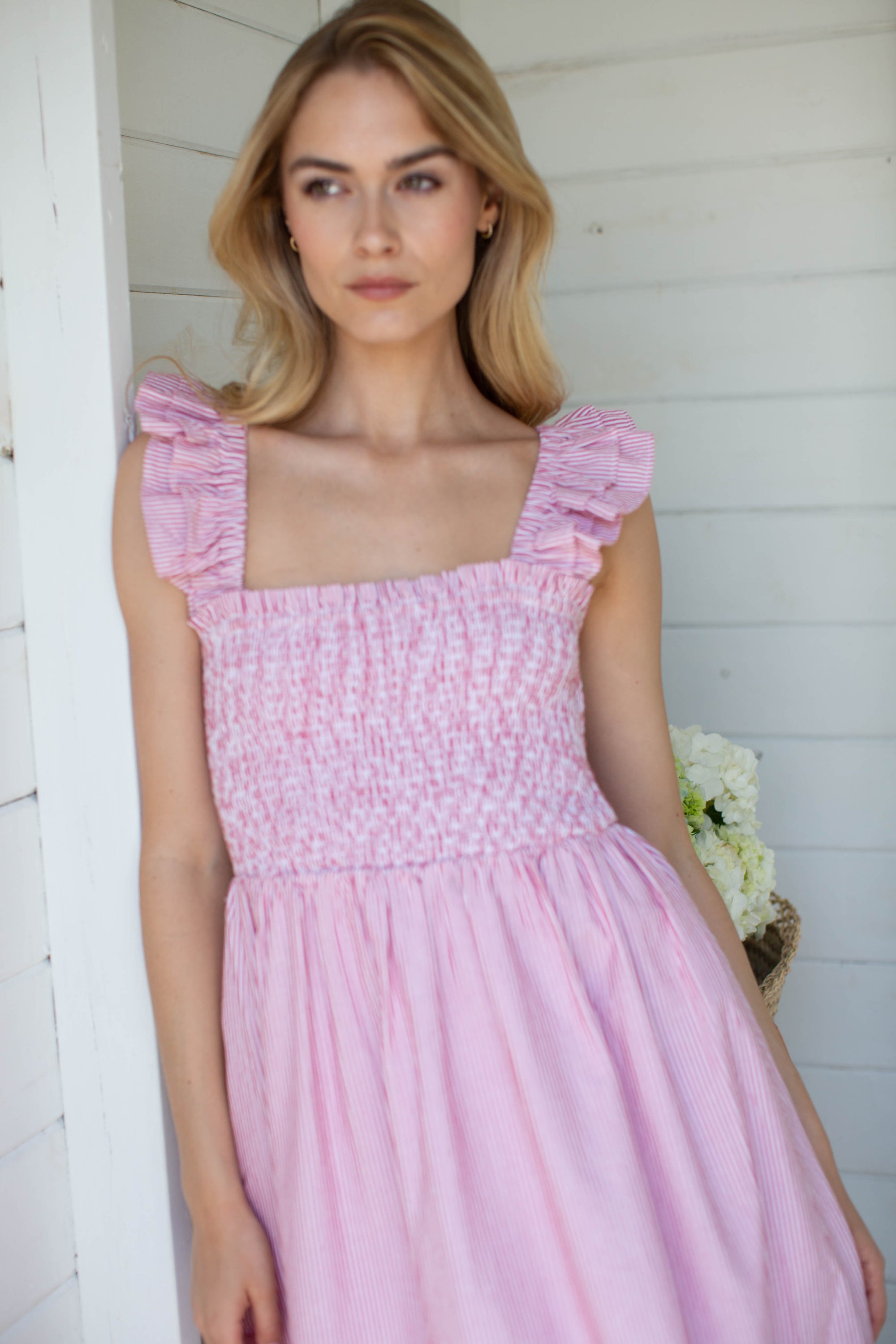 Sasco Dress - Red/White Stripe