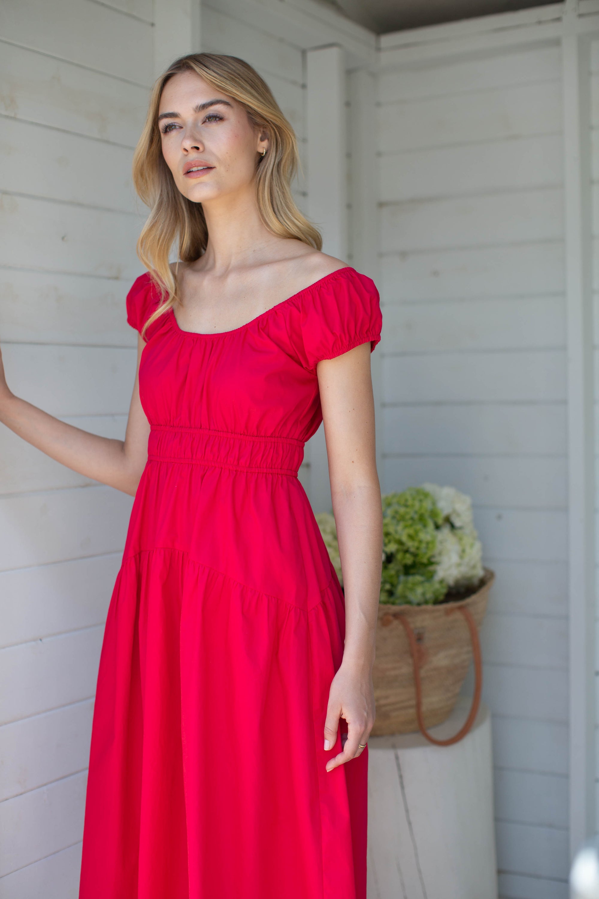 Janie Dress - Poppy Red