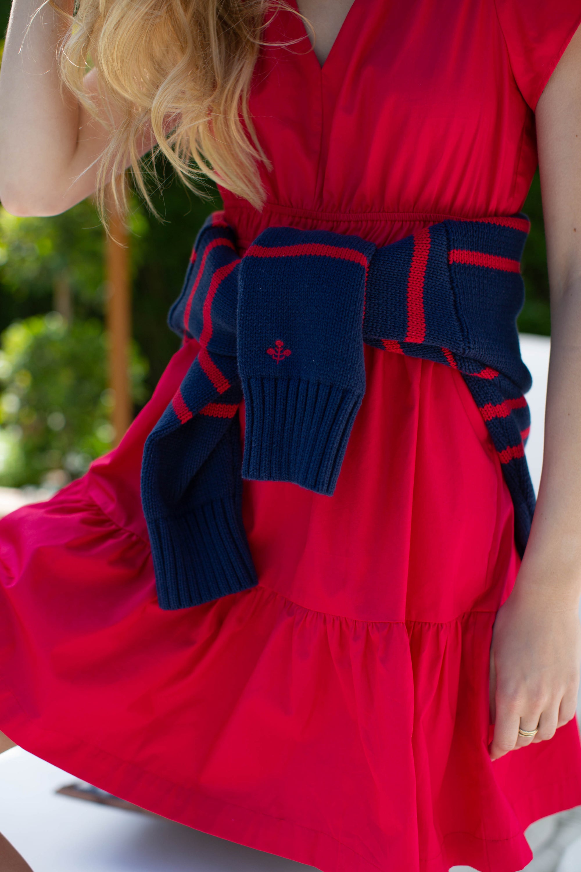 Anna Dress - Poppy Red