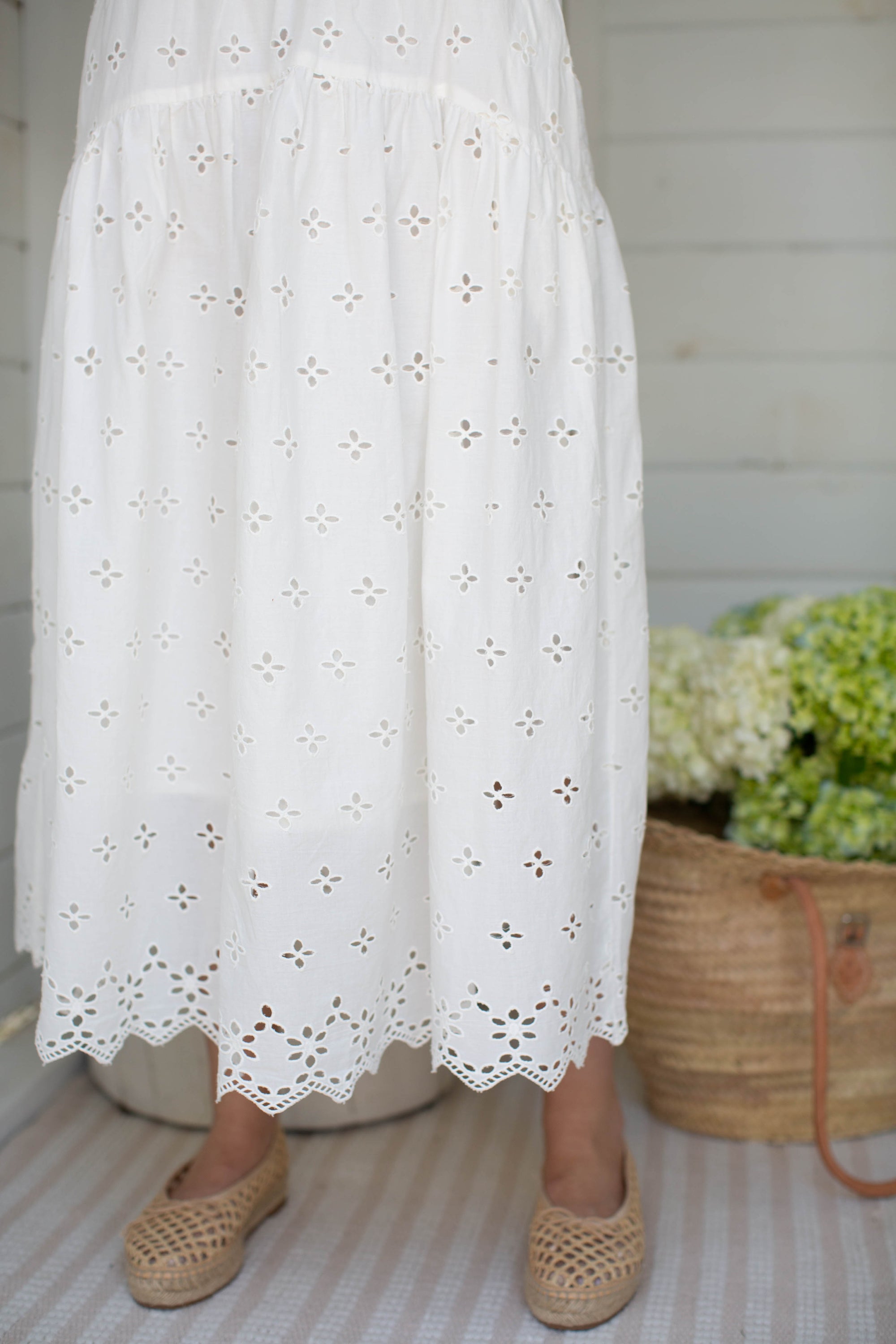 Louisa Skirt - White Eyelet