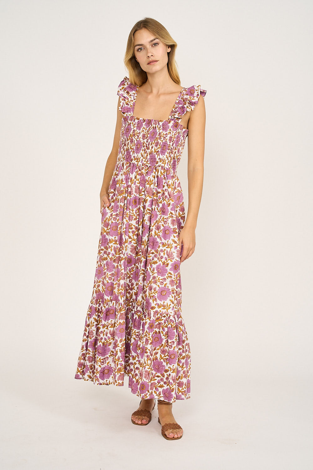 Sasco Dress - Lilac Orsay Floral - SUMMER SALE