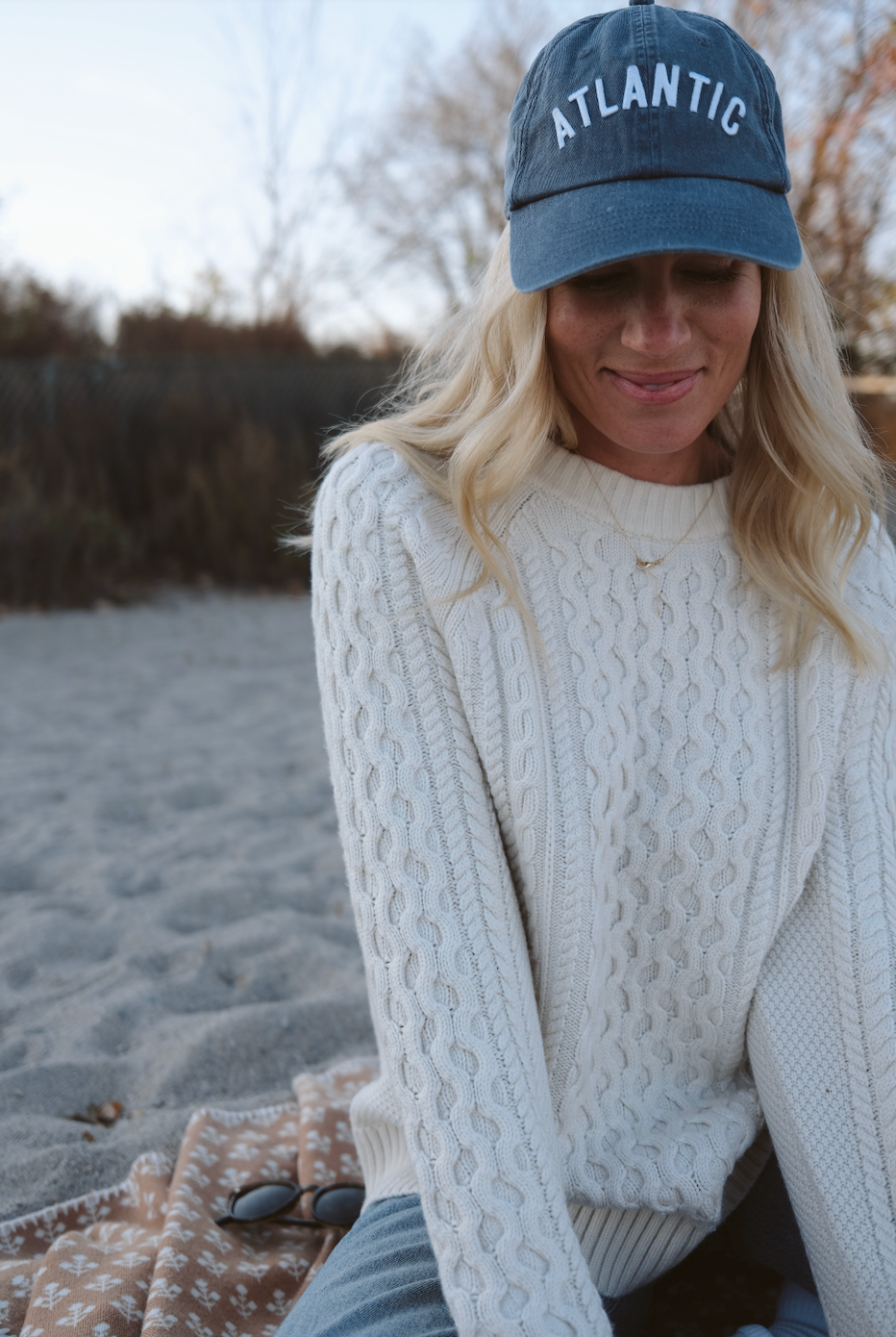 Fisherman shops sweater