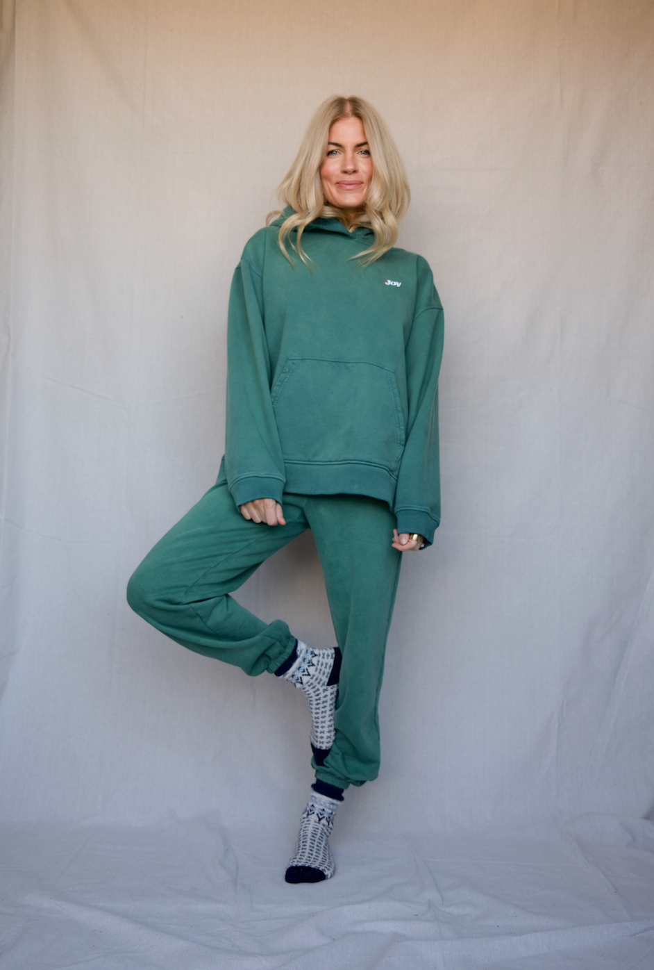 Vintage Fleece Hoodie - Joy