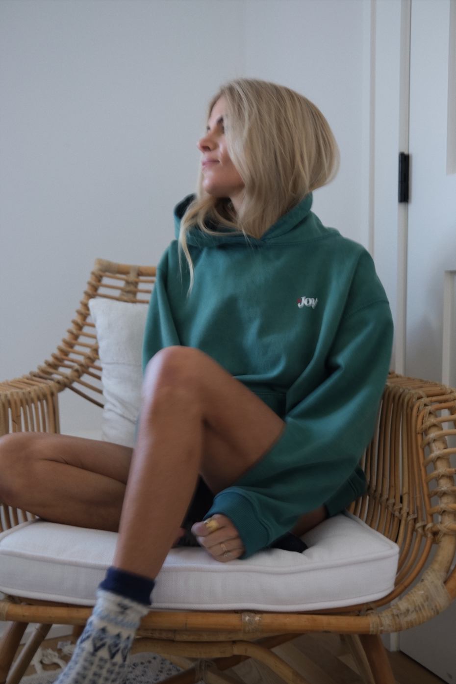 Vintage Fleece Hoodie - Joy