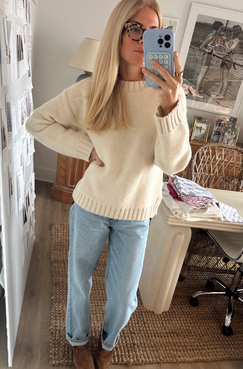 Winter Beach Sweater - Ivory