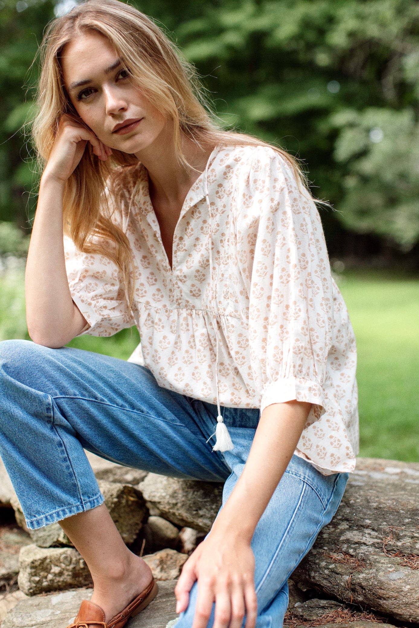 Steph Top - Tinsel Dandelion