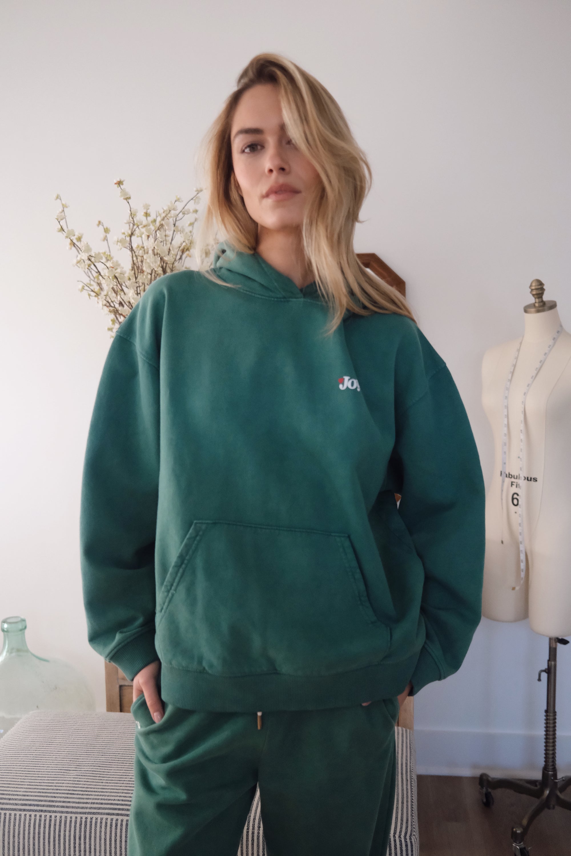 Vintage Fleece Hoodie - Joy