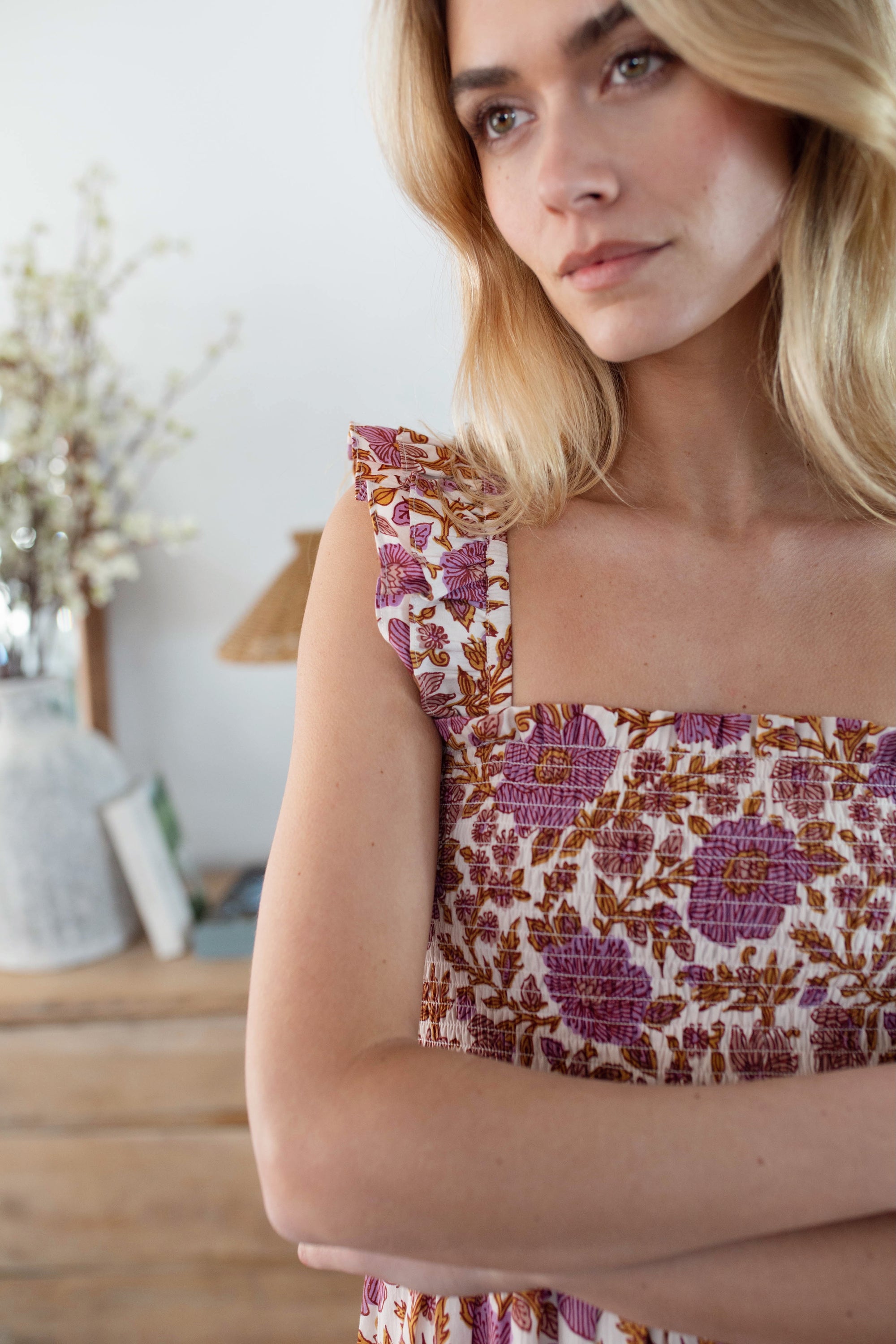 Sasco Dress - Lilac Orsay Floral - SUMMER SALE