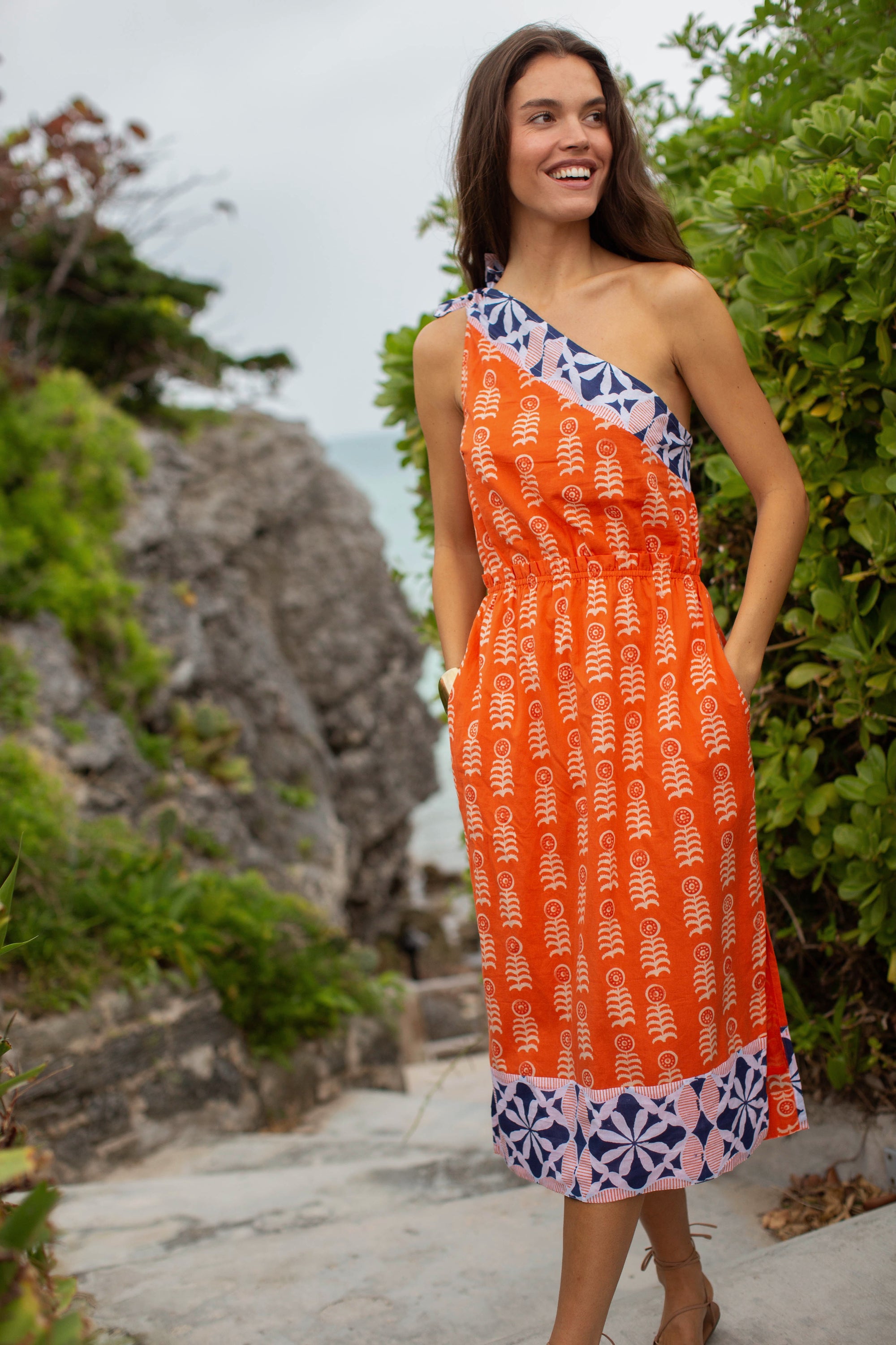 Claudia Dress - Floral Vine