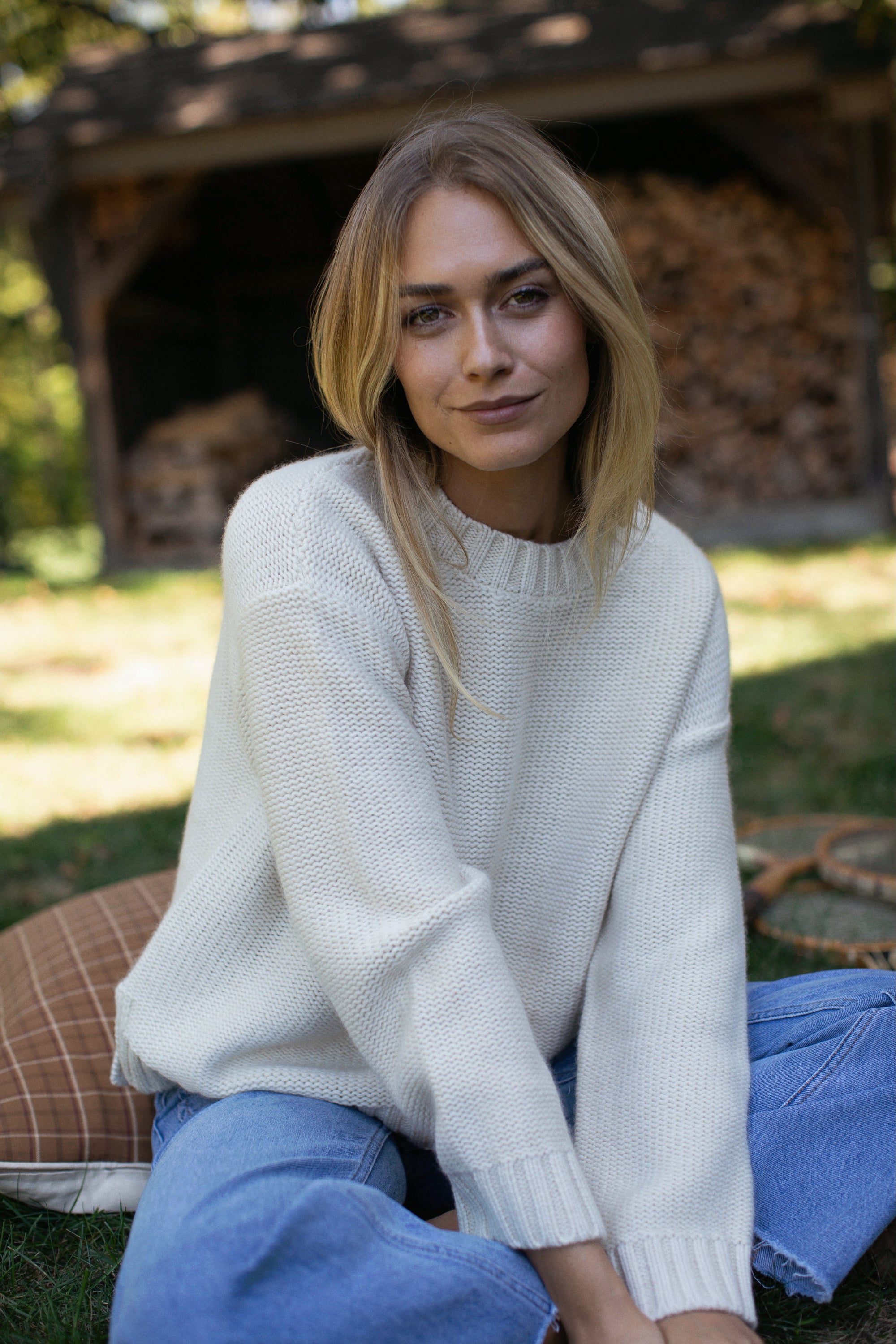 Winter Beach Sweater - Ivory
