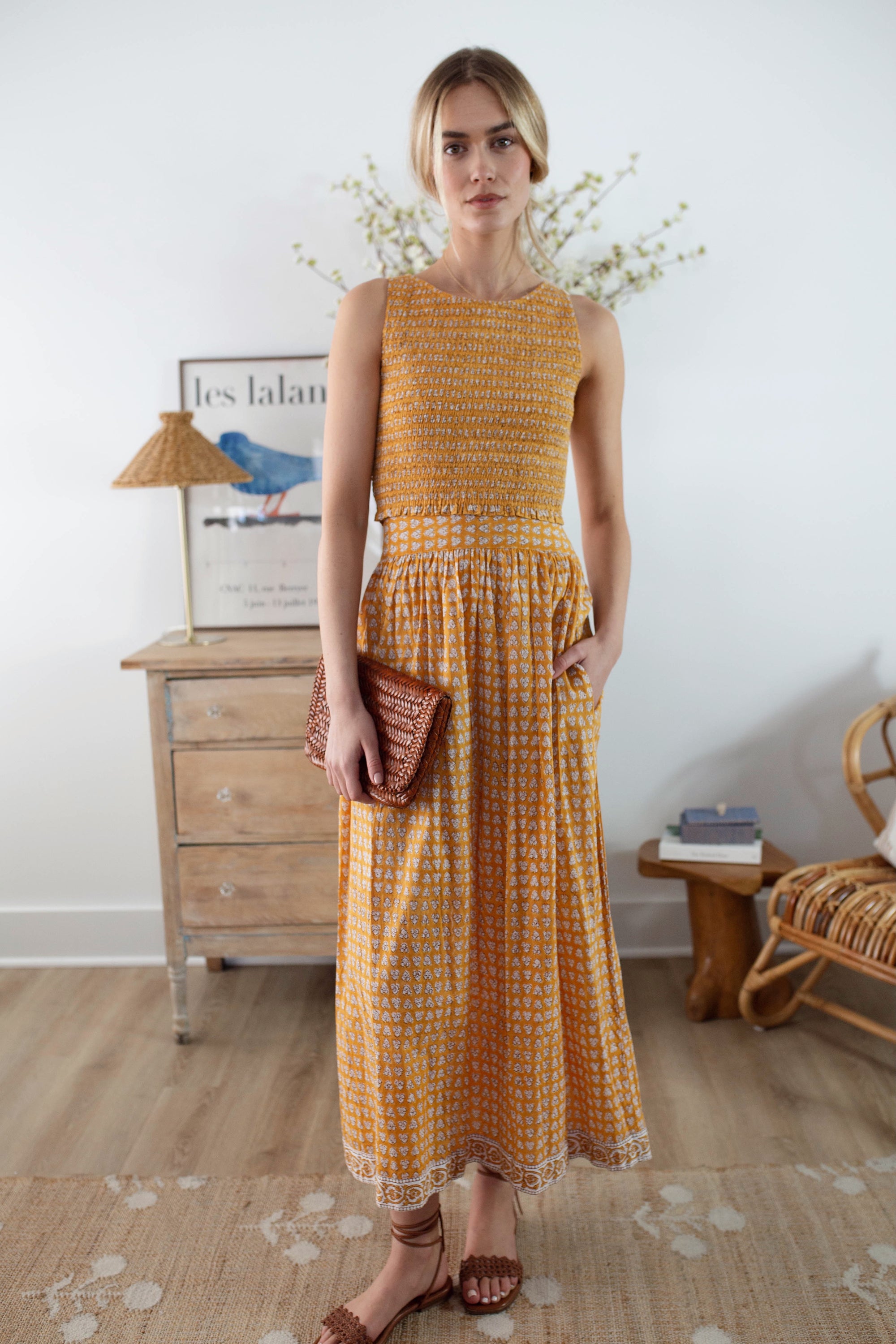 Charlotte Top - Marigold Thistle