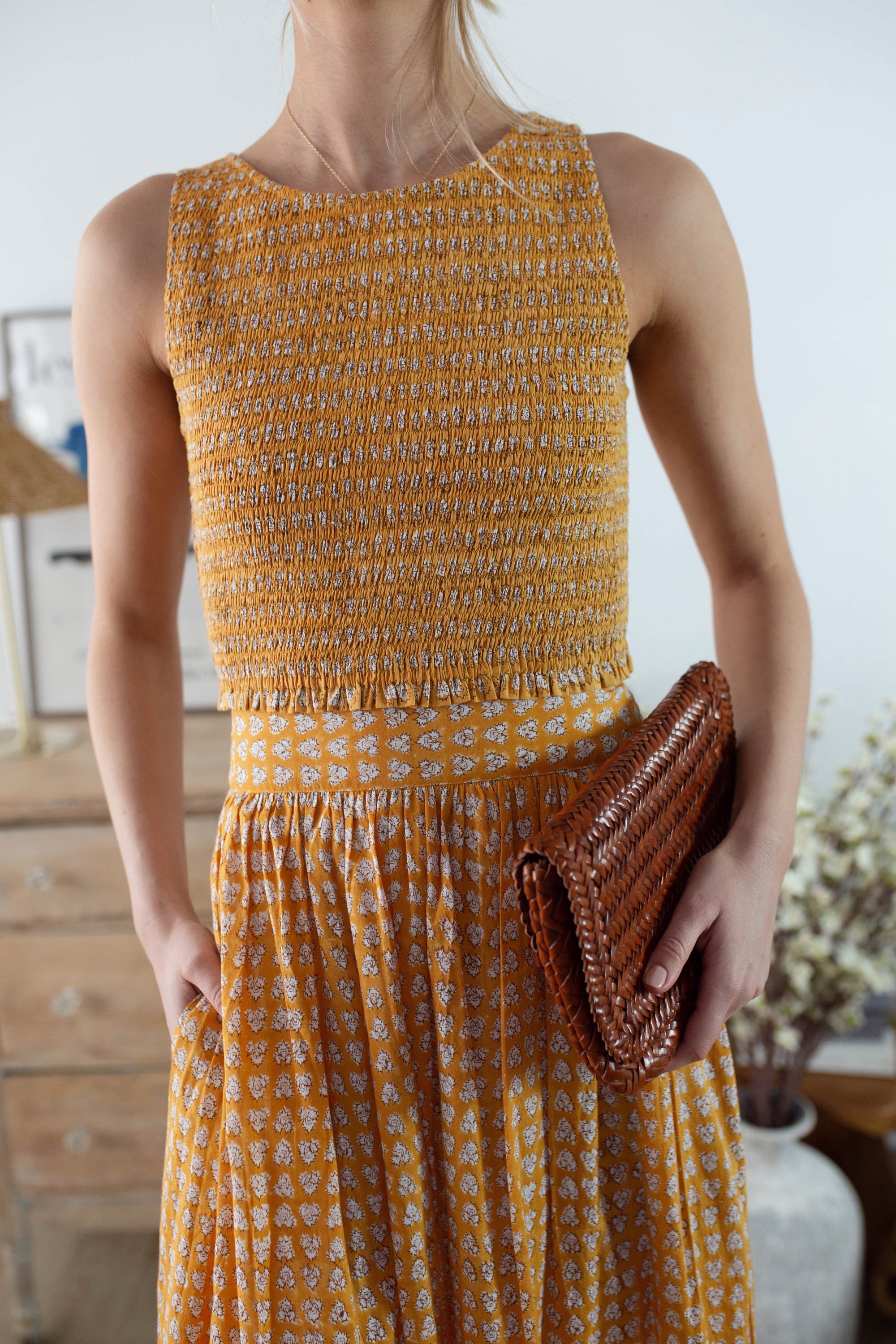 Charlotte Top - Marigold Thistle
