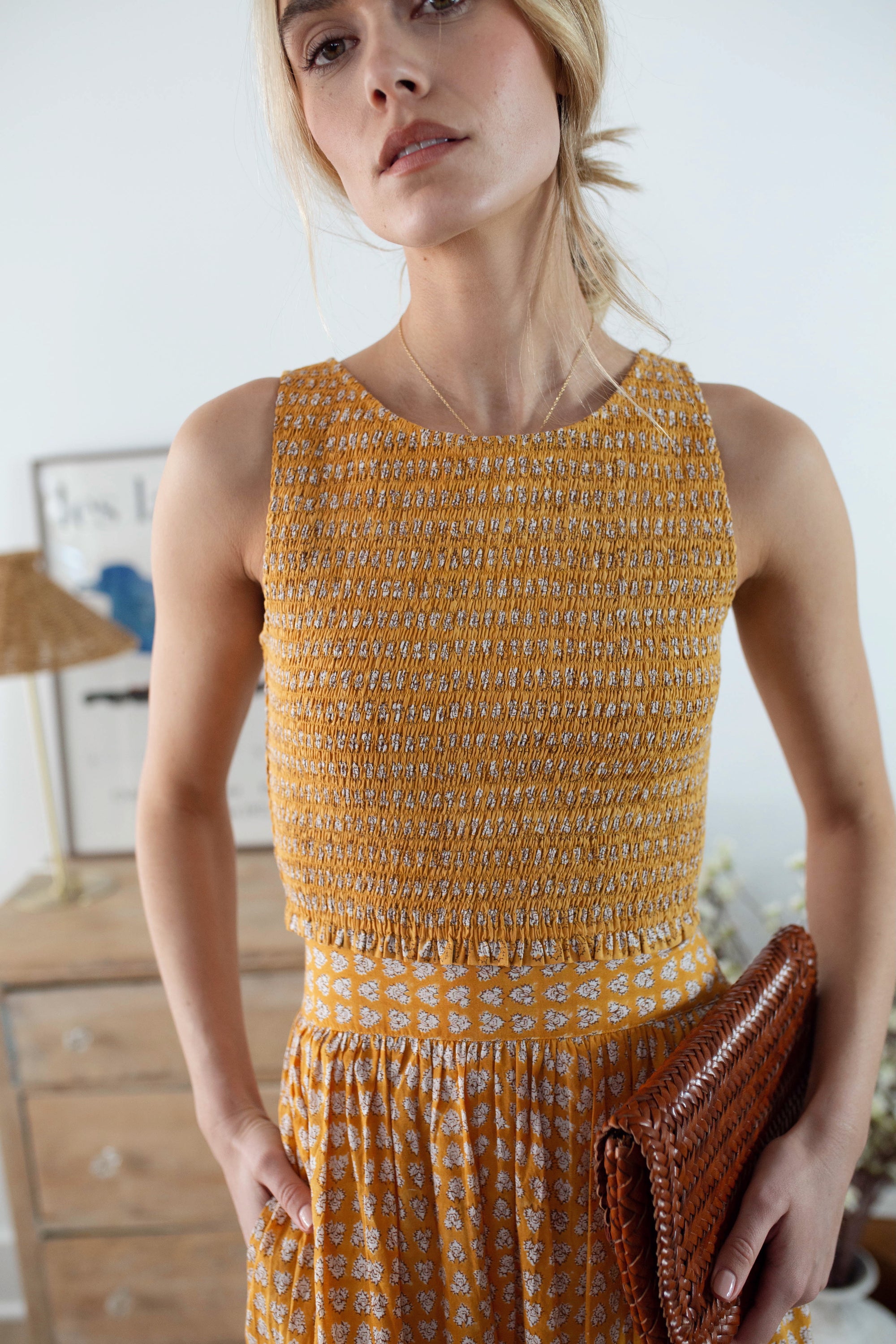 Charlotte Top - Marigold Thistle