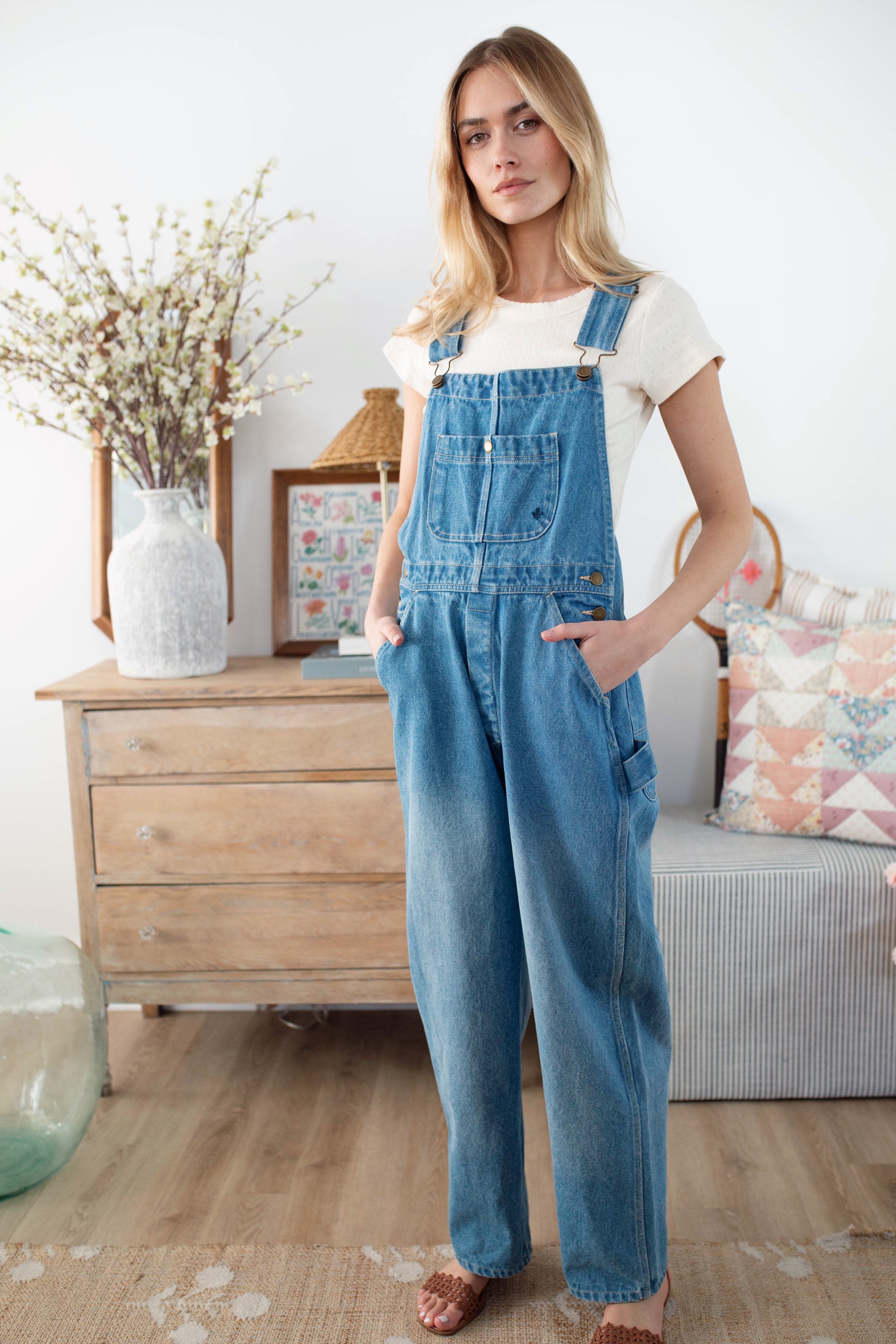 Denim Overalls - Vintage Wash